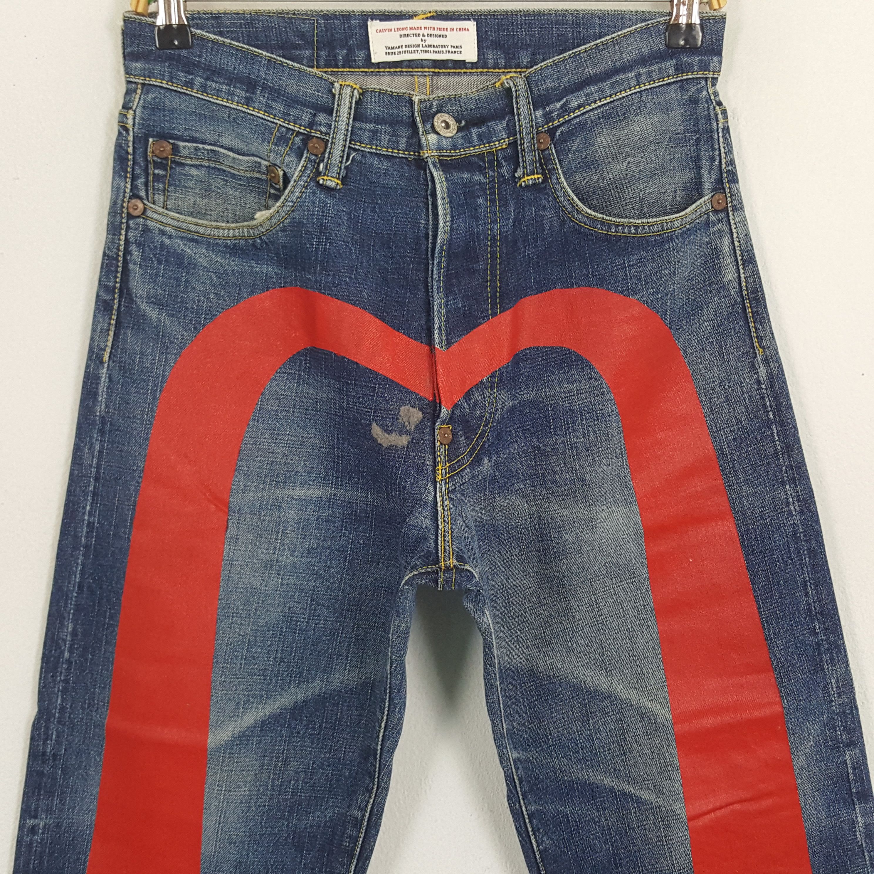 Evisu Vintage Evisu Paris Selvedge Custom Daicock Denim Jeans Size US 28 / EU 44 - 2 Thumbnail