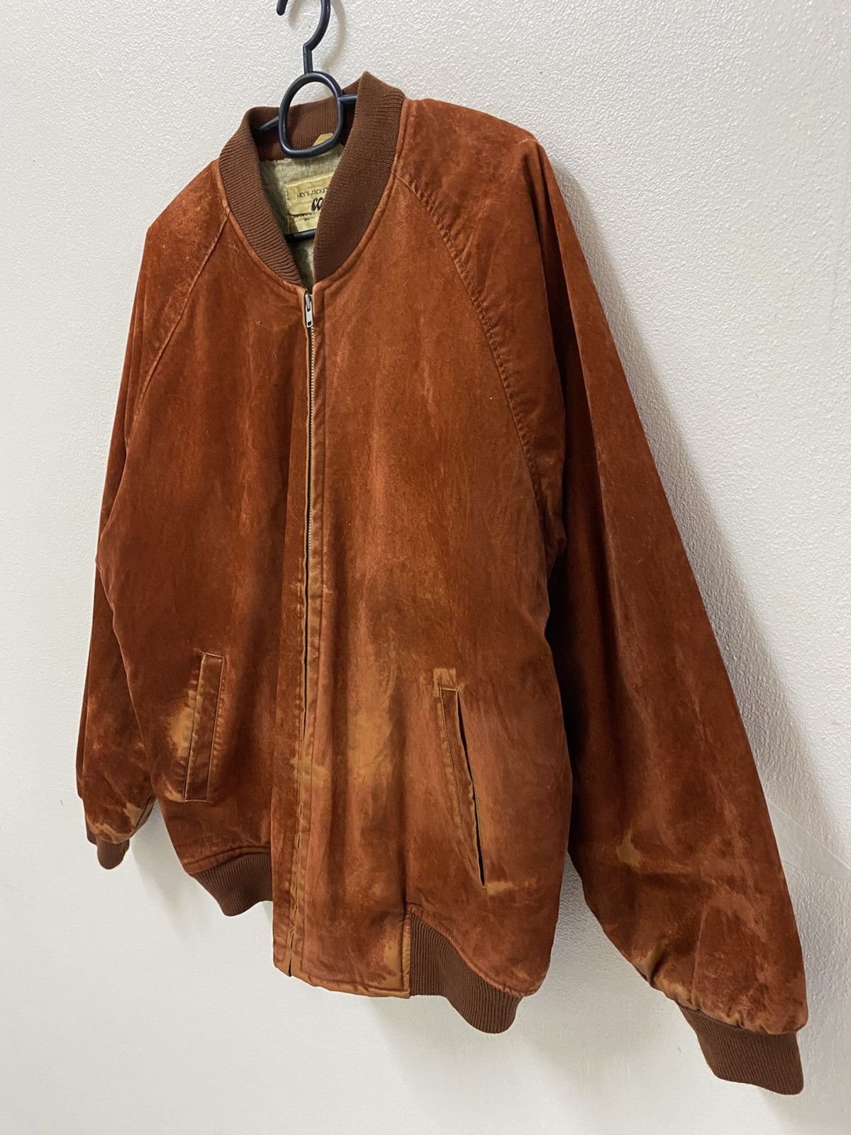Japanese Brand Vintage Japanese Acrylic Bomber Jacket Brown Made in Japan Size US M / EU 48-50 / 2 - 4 Thumbnail