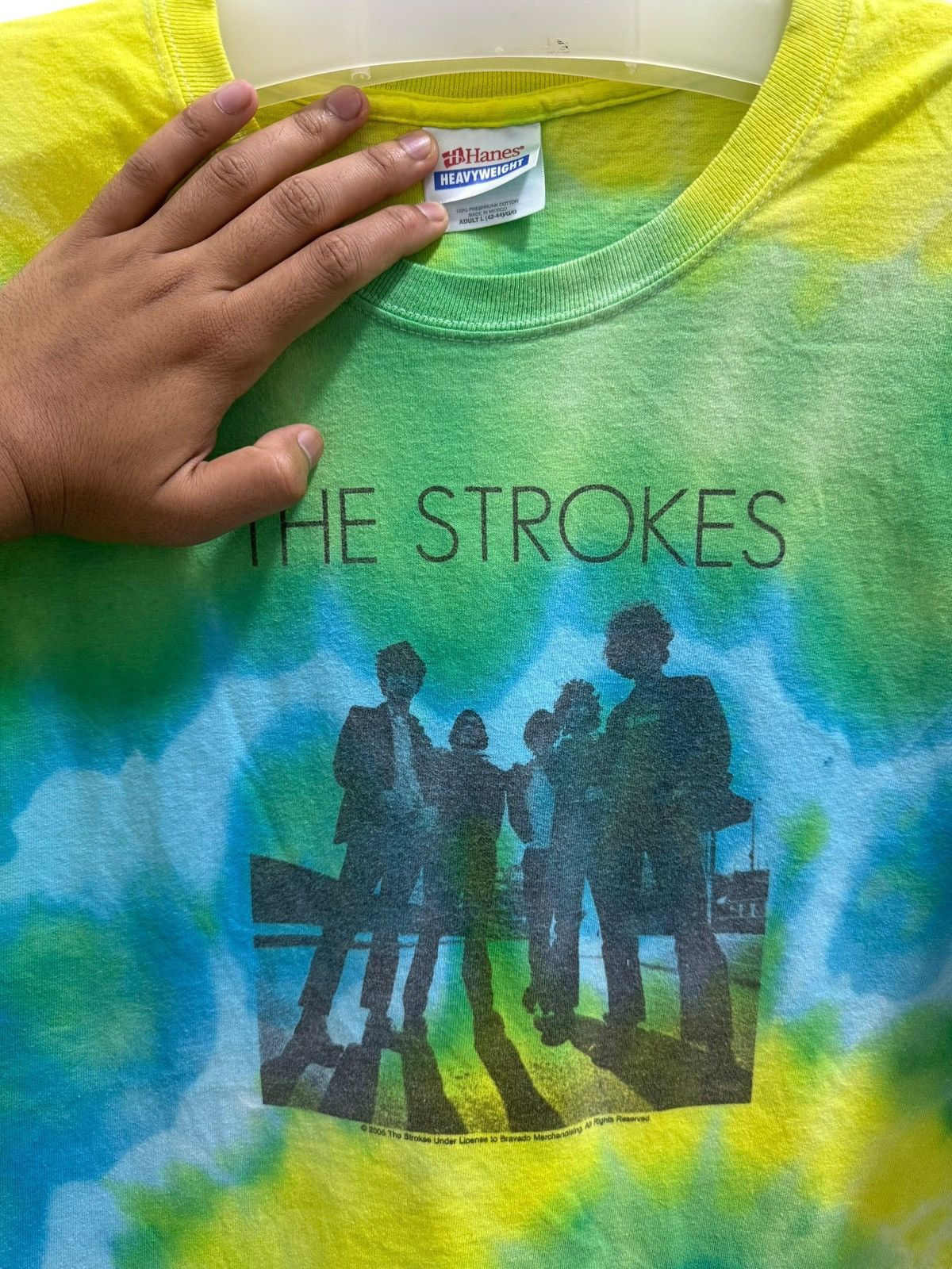 Band Tees × Bravado × Vintage VINTAGE Y2K TIE DYE THE STROKES UNDER BRAVADO LICENSED Size US L / EU 52-54 / 3 - 3 Thumbnail