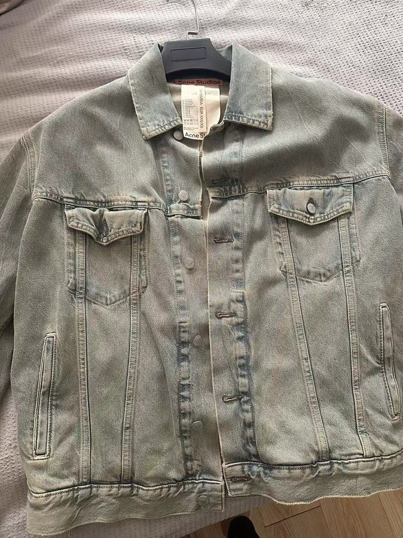 Acne Studios Acne Studios Distressed Denim Jacket Size US XS / EU 42 / 0 - 1 Thumbnail
