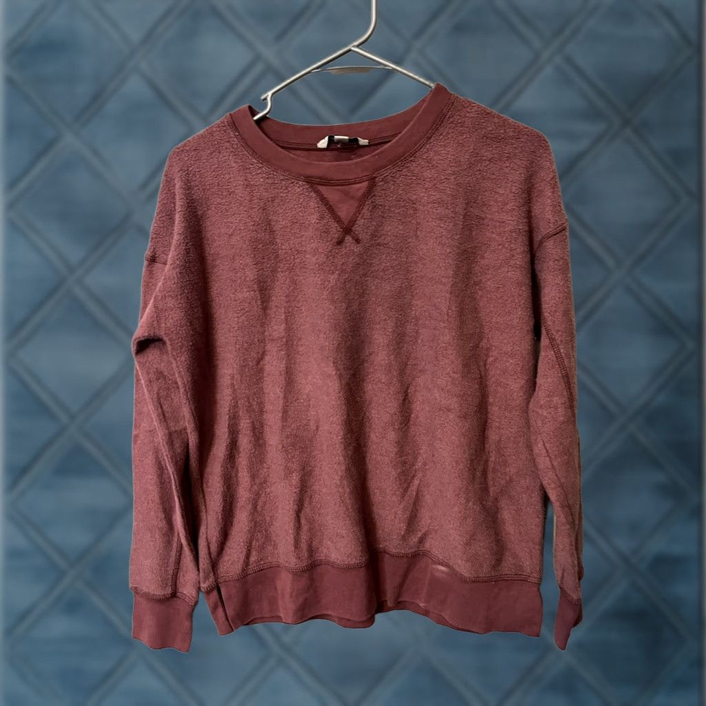 American Eagle Outfitters American Eagle Outfitters Sweatshirt Shirt Dolman Sleeve Maroon XS S Oversized 90s Bohemian Classic Women’s Pullover Size S / US 4 / IT 40 - 1 Thumbnail