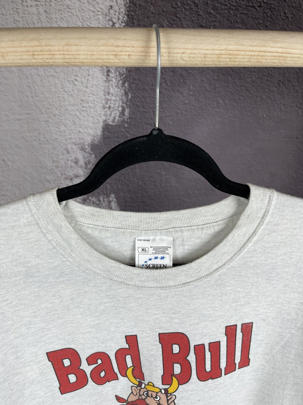 Other Screen Stars FOTL Bad Bull Viking big logo tee shirt Size US XL / EU 56 / 4 - 6 Thumbnail