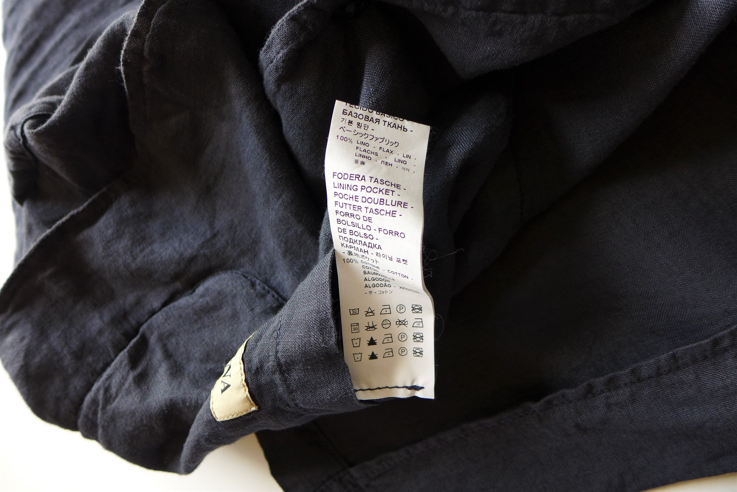 Barena Barena Rizzo Telino Unstructured Blazer - Navy Linen Size US M / EU 48-50 / 2 - 15 Thumbnail