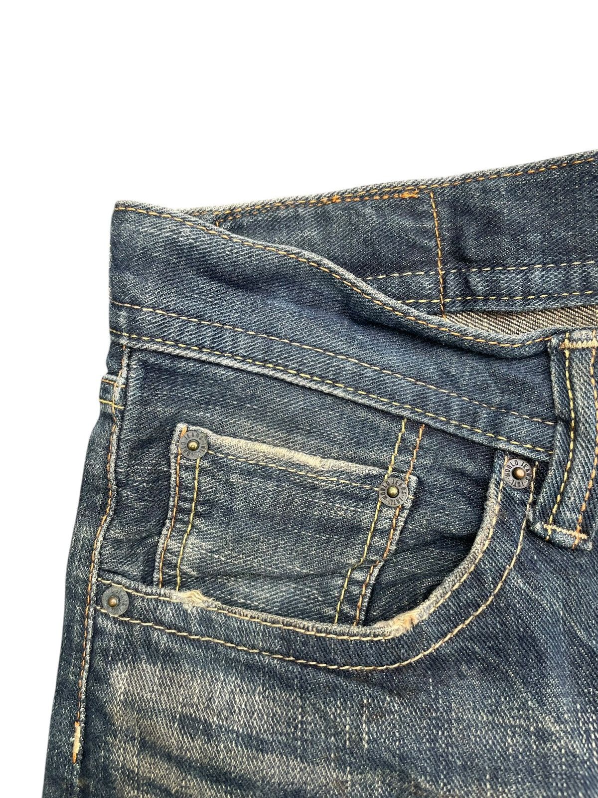 Japanese Brand GL Heart Denim Size US 34 / EU 50 - 4 Thumbnail