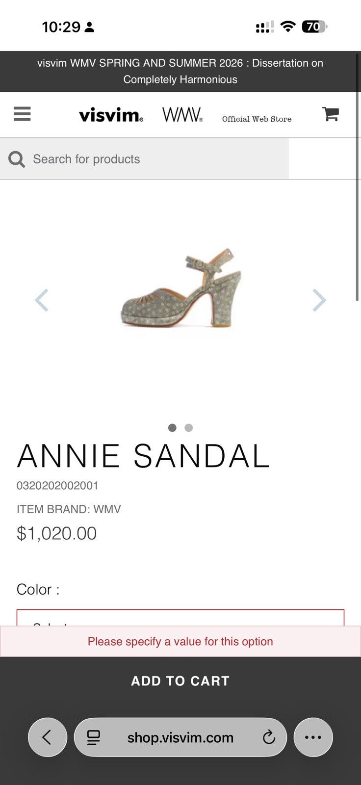 Visvim VISVIM WMV ANNIE SANDAL 20AW Size US 6 / IT 36 - 9 Thumbnail
