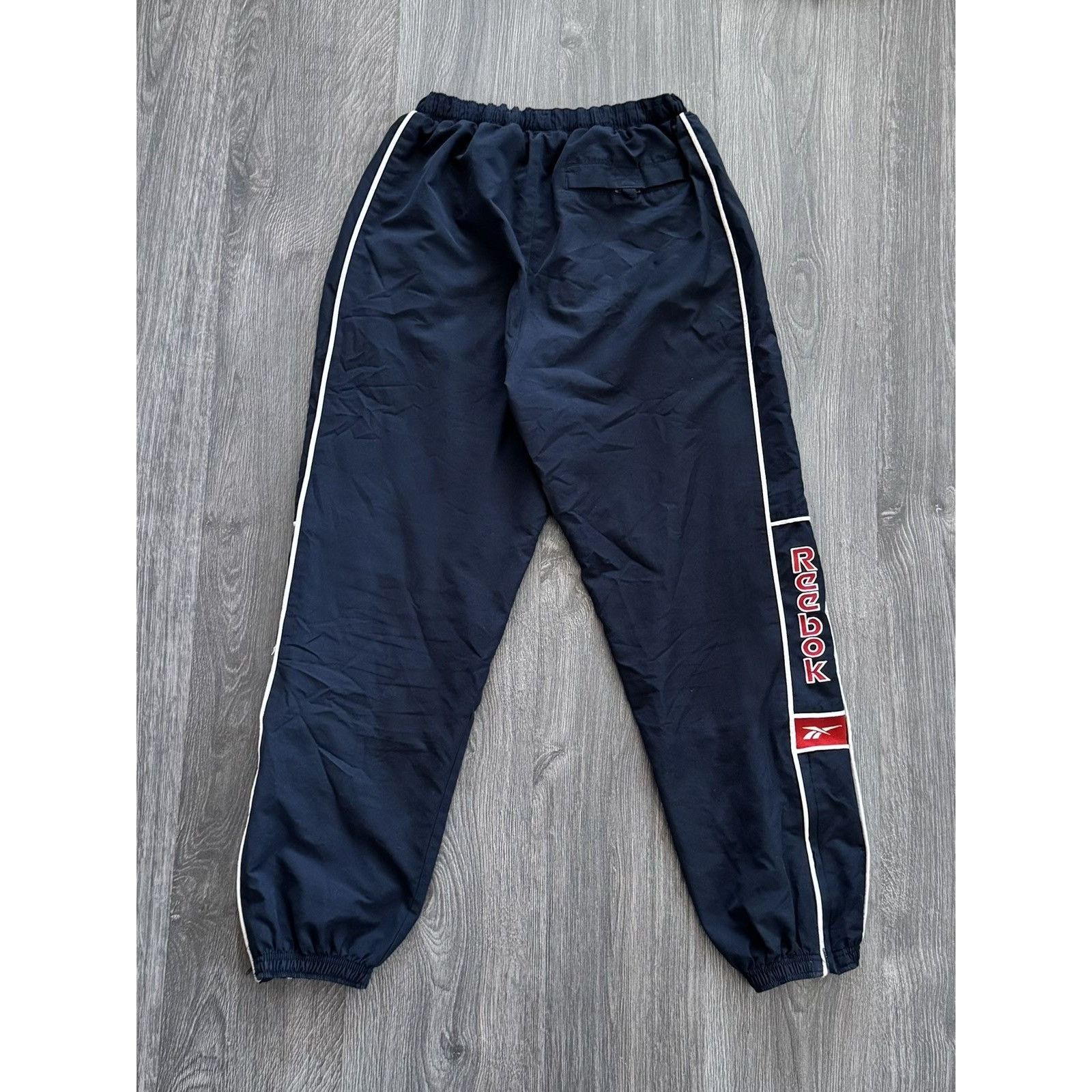 Reebok 90s Vintage Reebok NavyTrack Pants Size US 32 / EU 48 - 6 Thumbnail