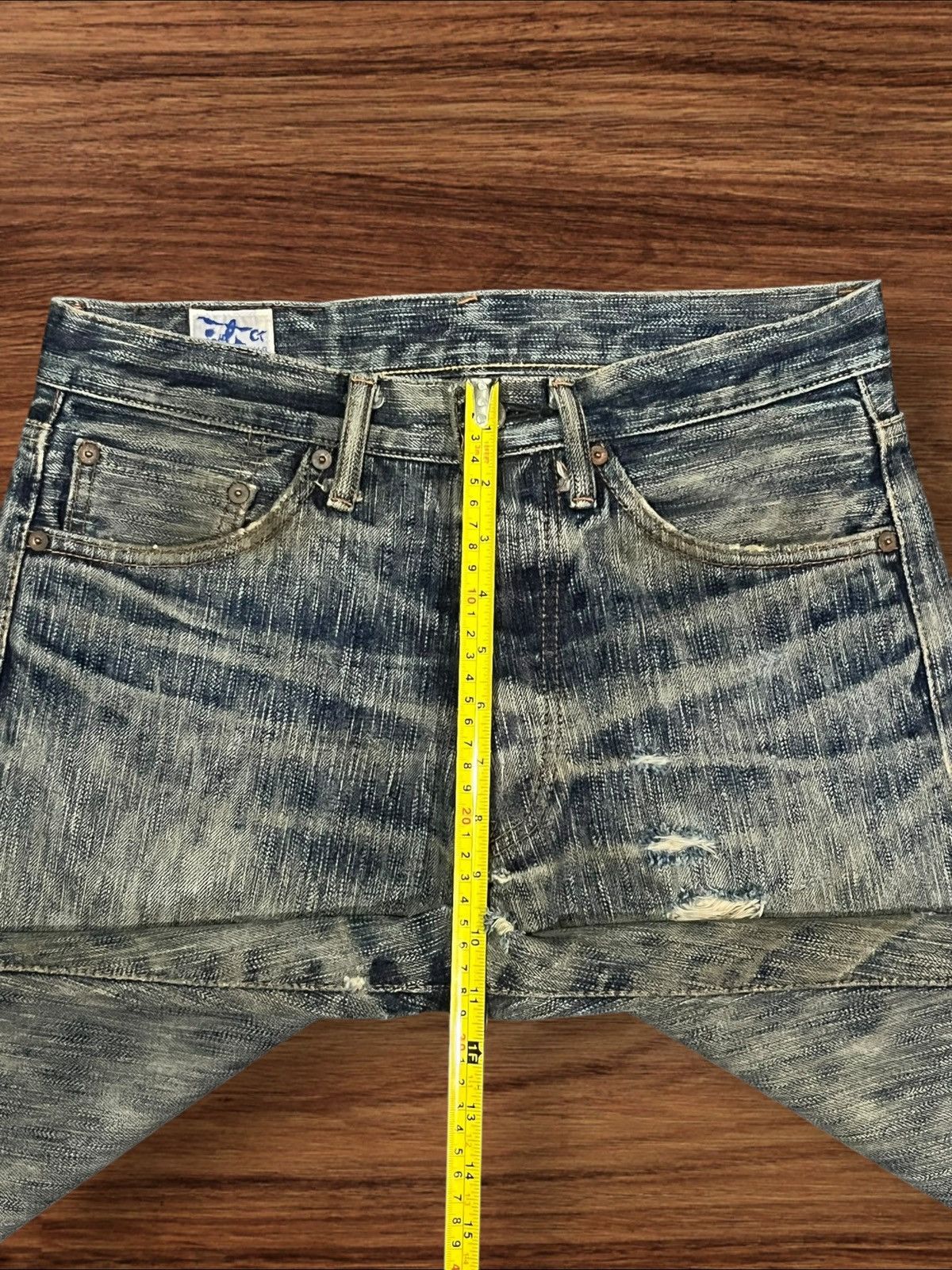 Kapital Vintage 18oz Eight G Union Made Selvedge Distressed Jeans Size US 30 / EU 46 - 20 Thumbnail