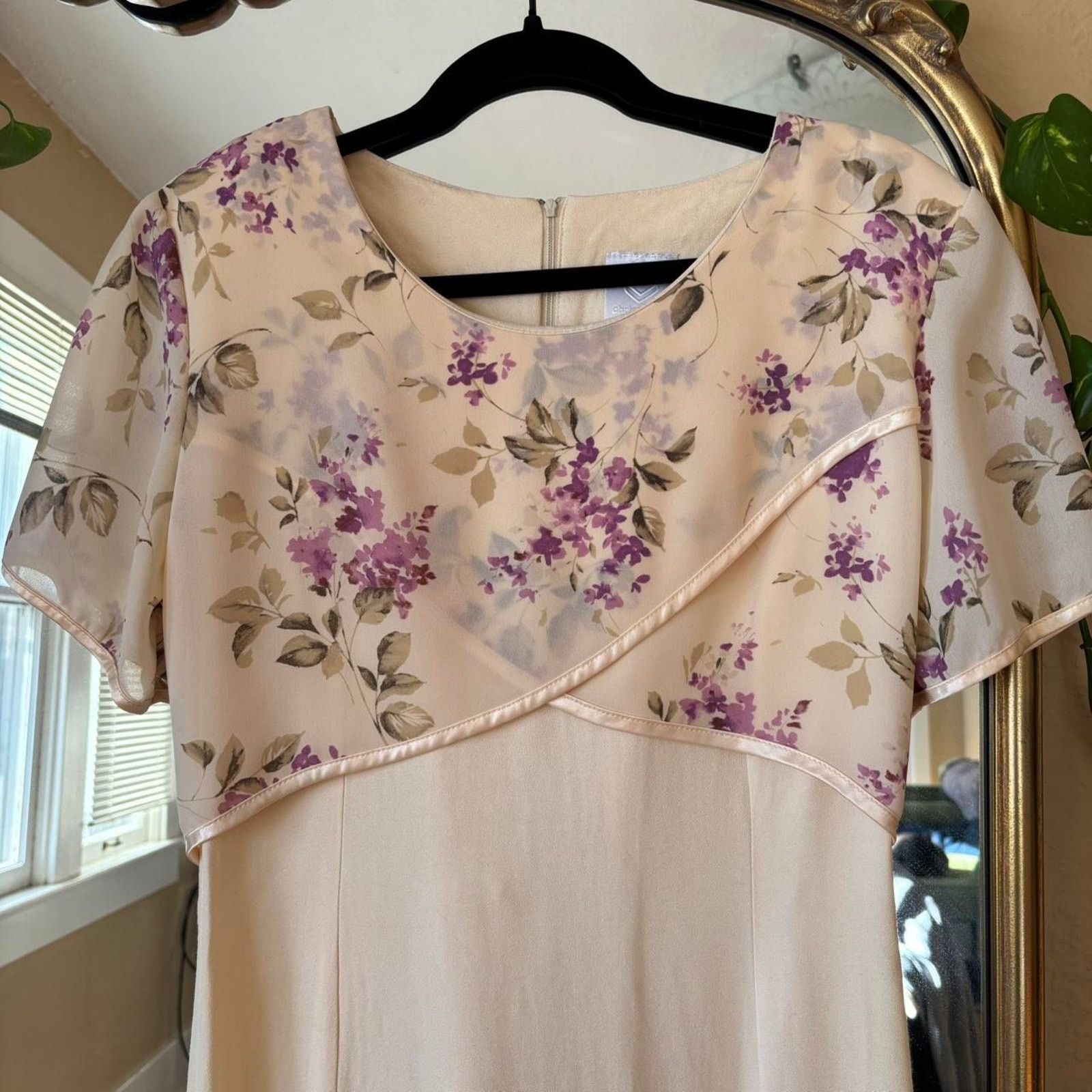 Vintage Vintage Christopher & Banks Yellow Maxi Dress 12 Miss Honey Size XL / US 12-14 / IT 48-50 - 4 Thumbnail