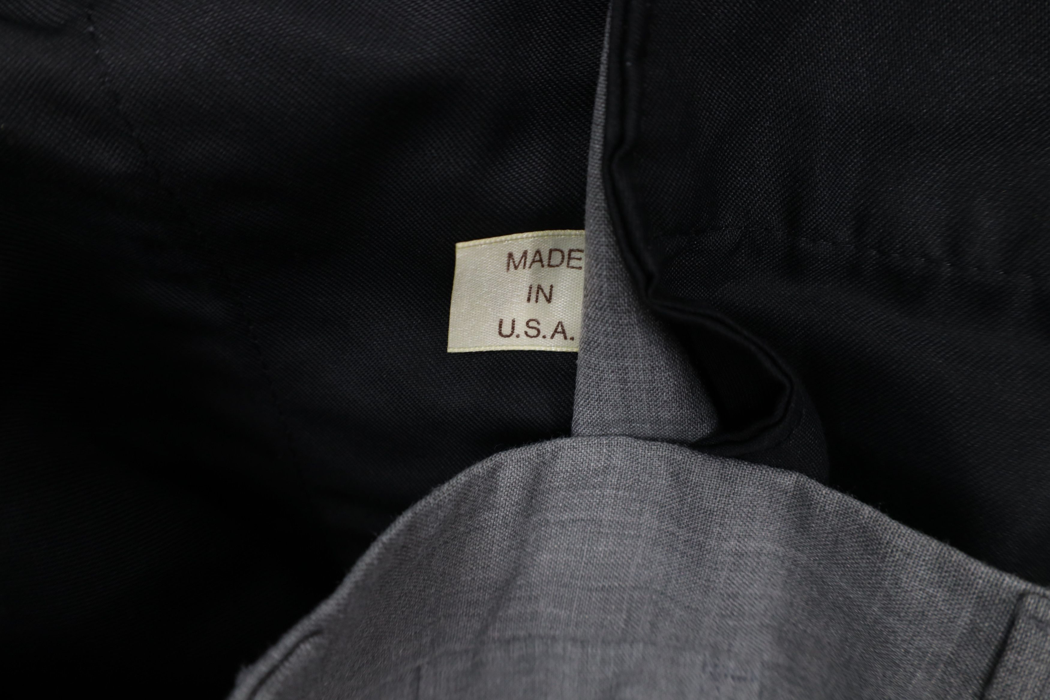 Vintage Vintage 90s Streetwear Wool Wide Leg Chino Pants Gray USA Size US 40 / EU 56 - 9 Thumbnail