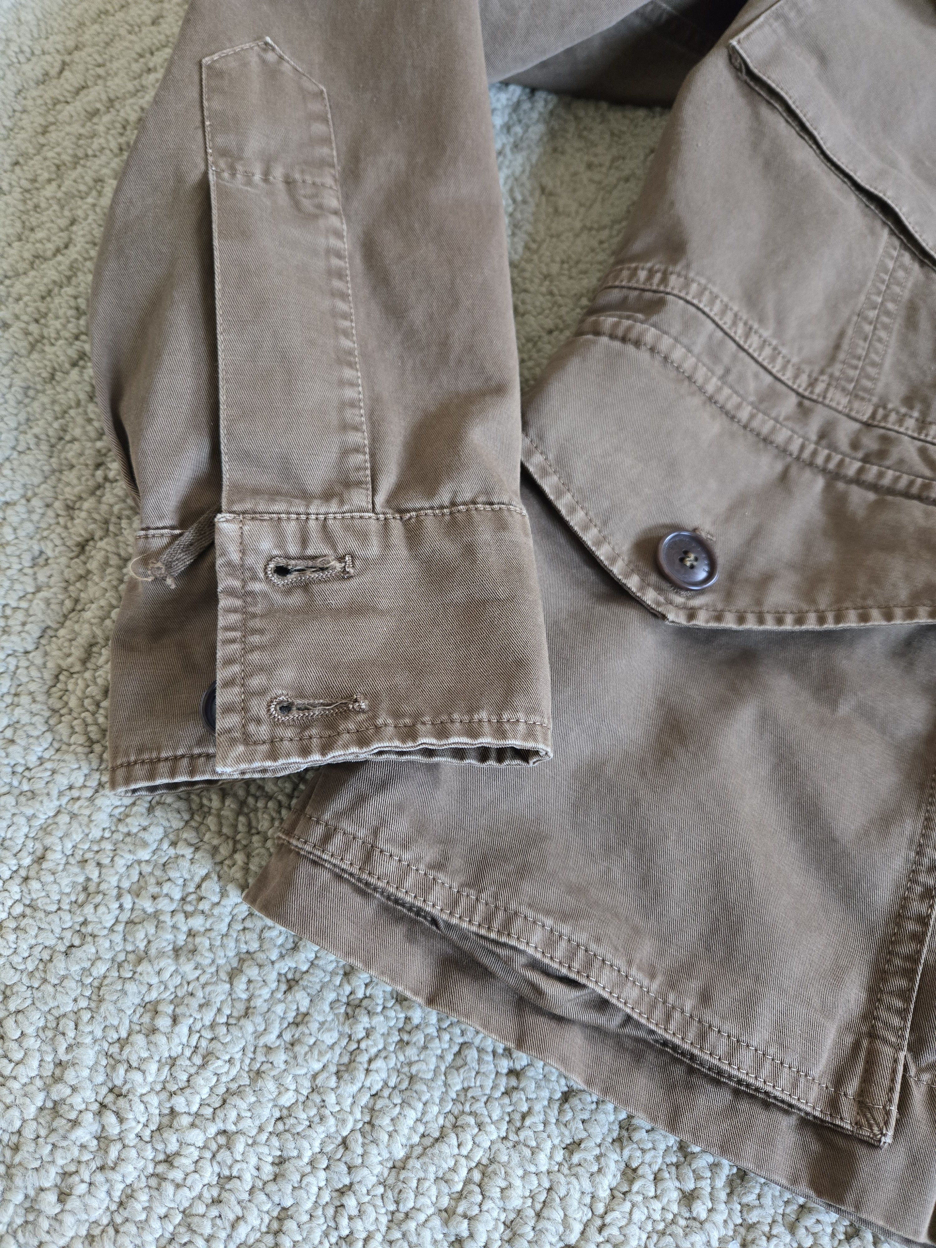 Esemplare brown military field jacket