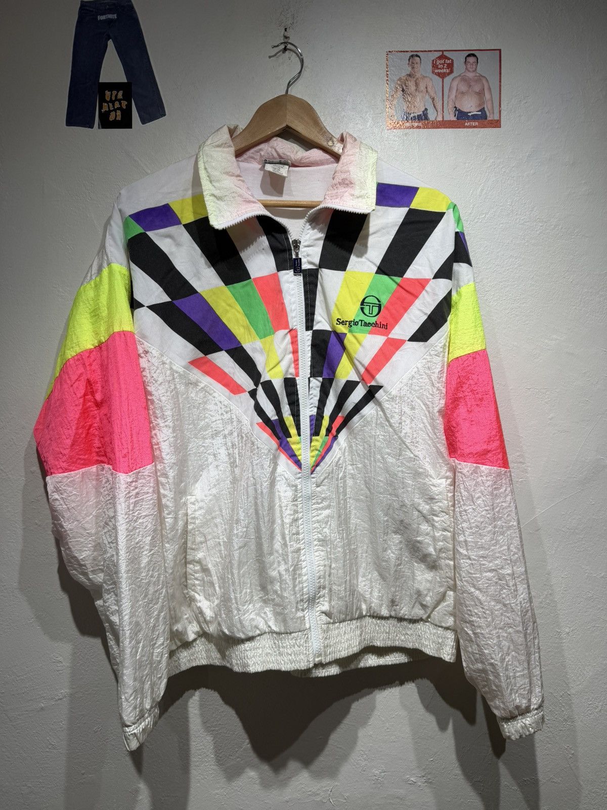 Sergio Tacchini Vintage Sergio Tacchini track jacket Size US XL / EU 56 / 4 - 1 Thumbnail