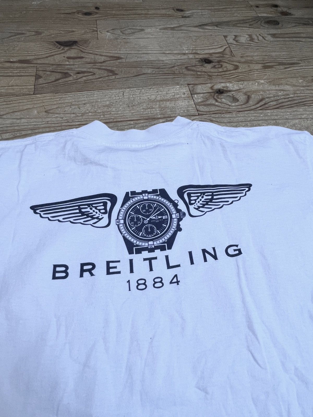 Breitling × Vintage Rare Breitling logo vintage tee Size US XL / EU 56 / 4 - 5 Thumbnail