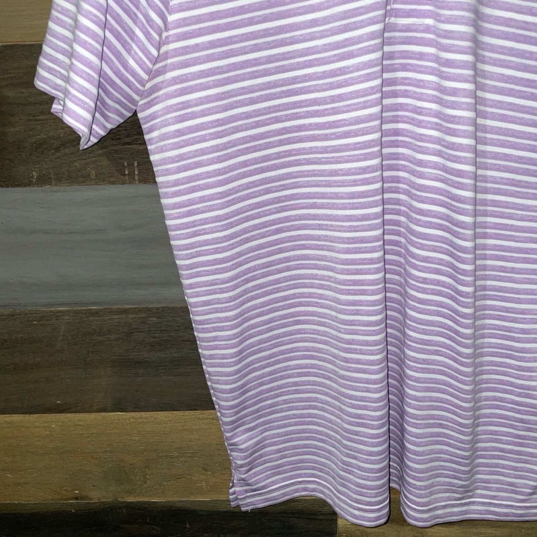 Puma PUMA Polo Shirt Mens Size M Purple Striped Polo Shirt Mens Medium Purple Striped Polo Shirt Mens Size US M / EU 48-50 / 2 - 3 Thumbnail