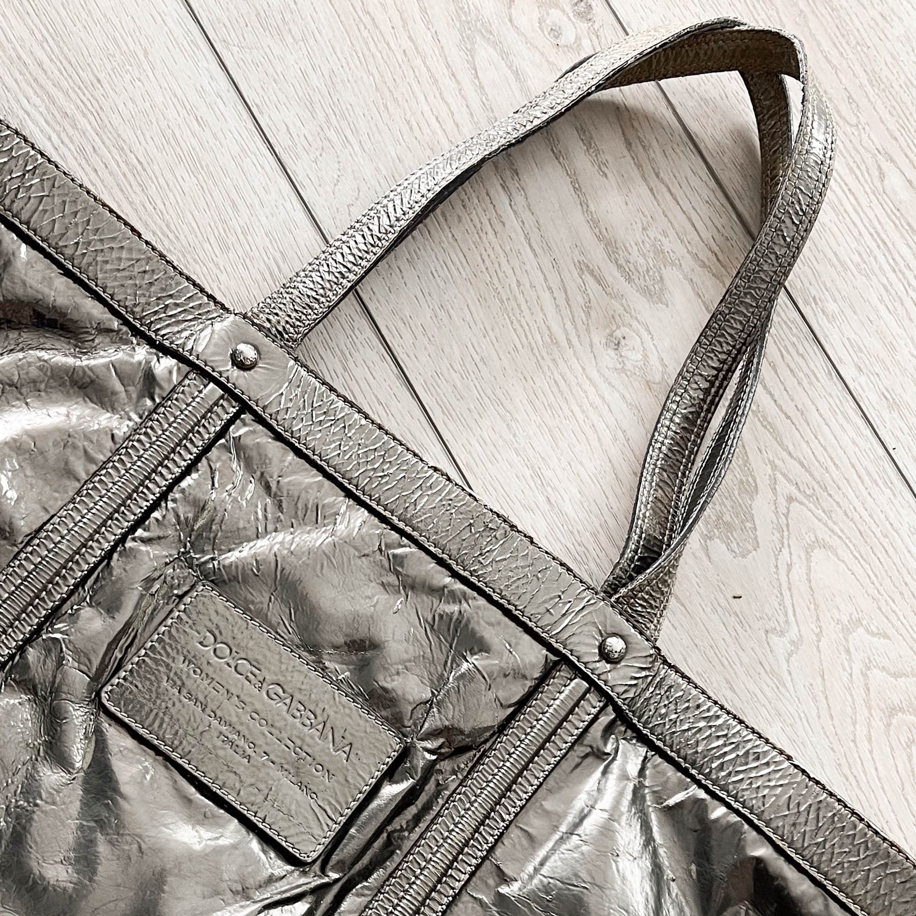 Dolce & Gabbana Rare Vintage Dolce & Gabbana Milano Leather Tote Bag Size ONE SIZE - 4 Thumbnail