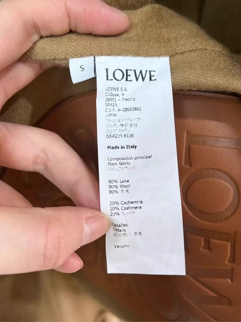 Loewe LOEWE Cashmere coat Size S / US 4 / IT 40 - 5 Thumbnail
