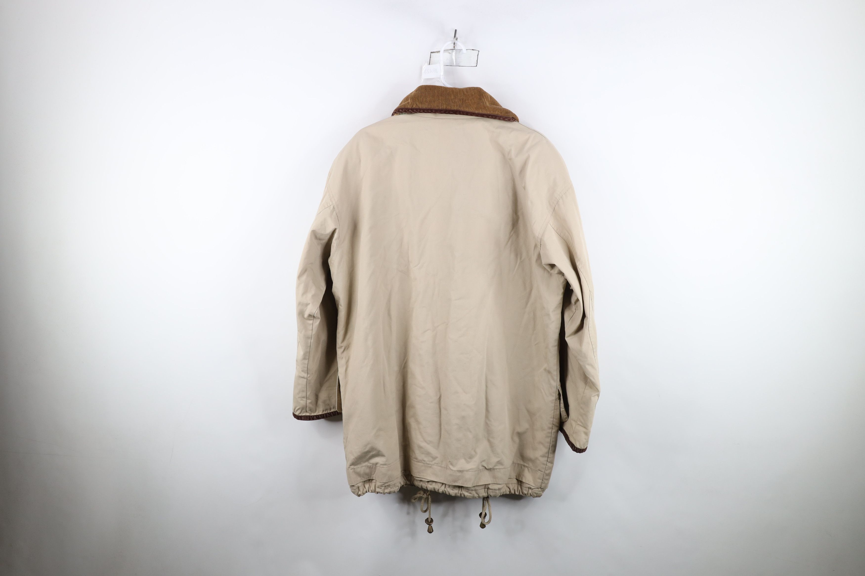 Express Vintage 90s Express Flannel Lined Hook Clasp Parka Jacket Size US M / EU 48-50 / 2 - 13 Thumbnail