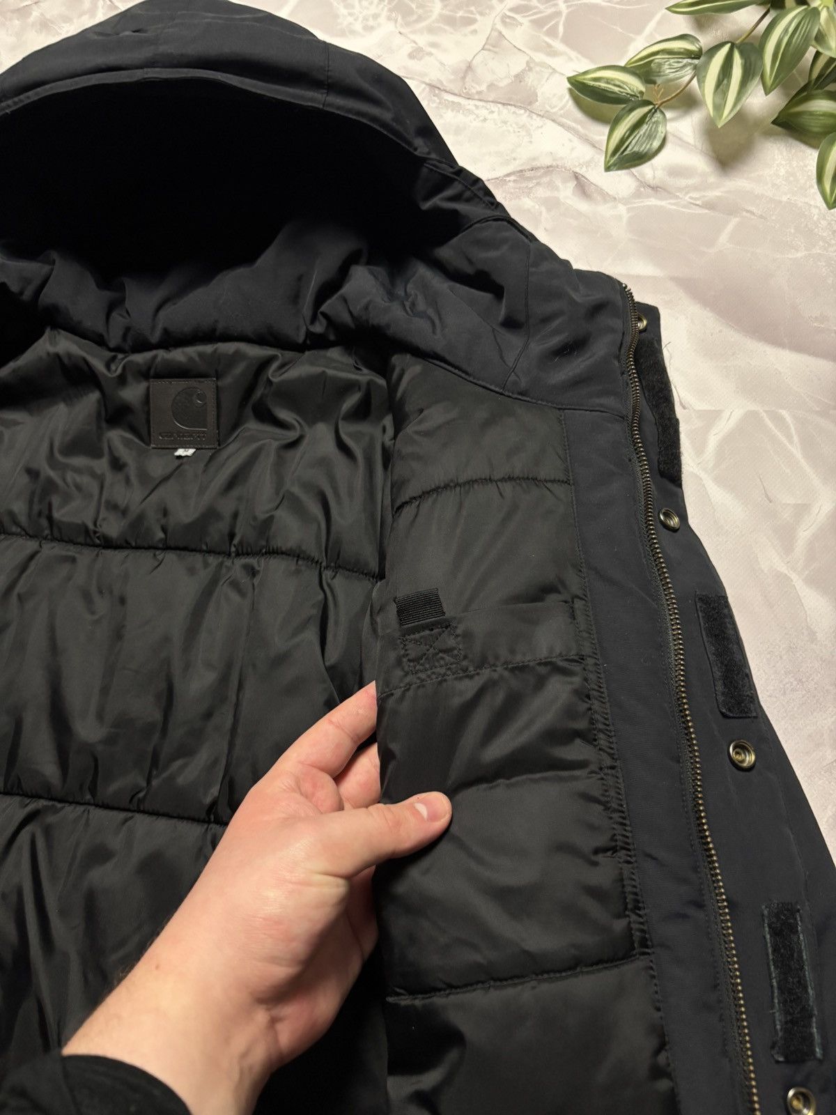 Carhartt Carhartt Roddrick Jacket Nylon Insulated Hooded Black Mens M Size US M / EU 48-50 / 2 - 7 Thumbnail