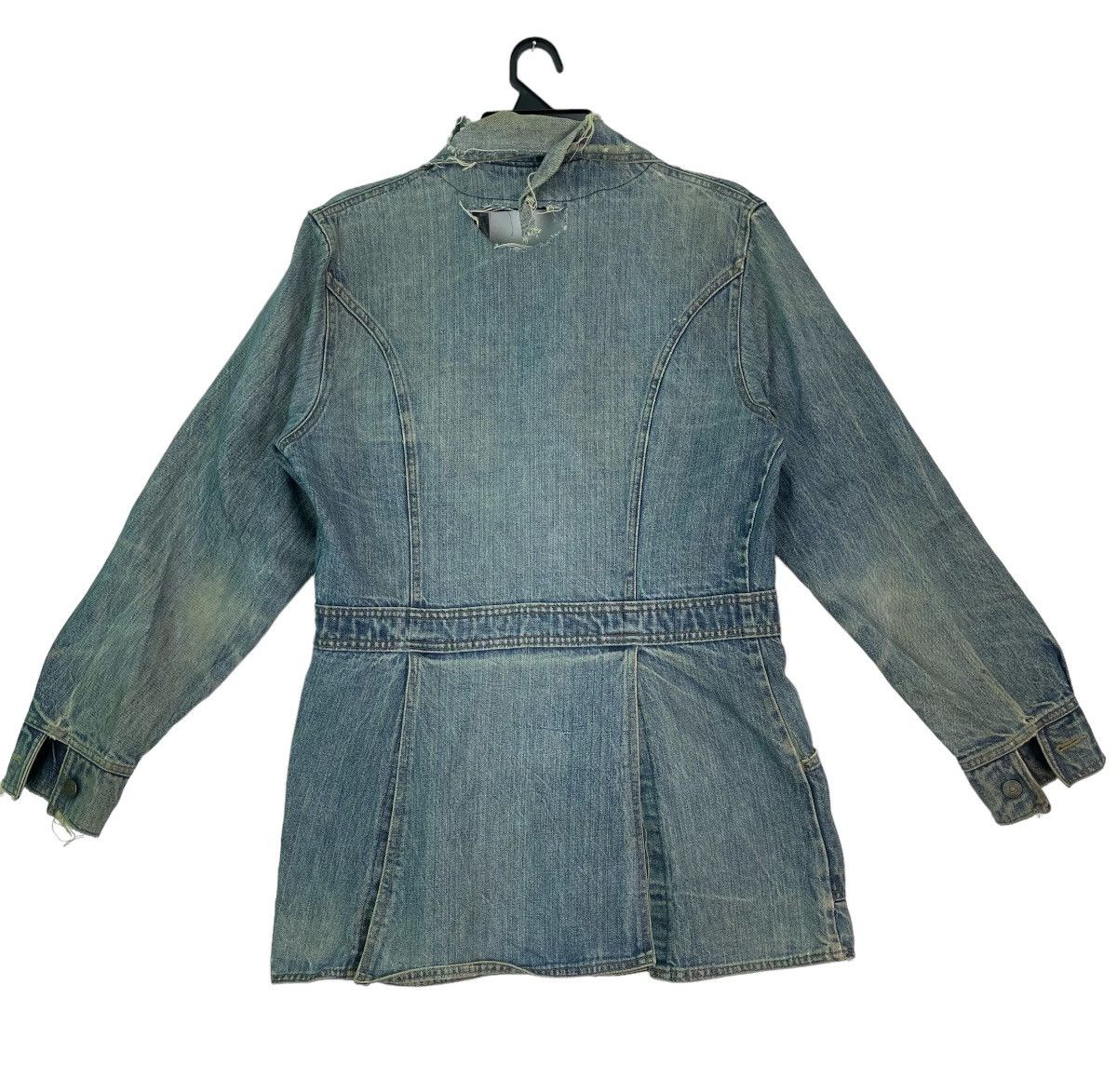 Levi's × Vintage Vtg 80s Levis orange tab distressed jacket coat Size M / US 6-8 / IT 42-44 - 9 Thumbnail