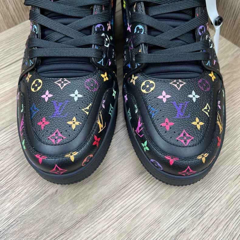 Louis Vuitton Louis Vuitton Trainer Black Tri-color Board Shoes Size US 9 / EU 42 - 5 Thumbnail