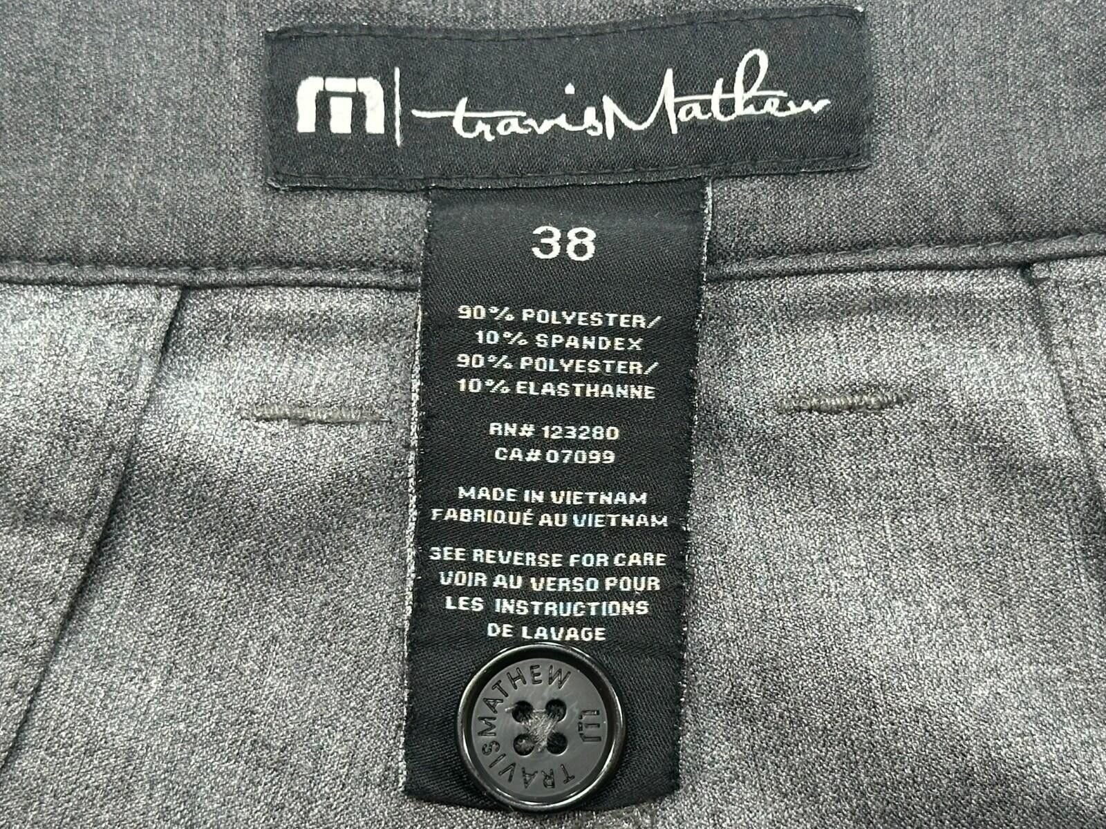 TravisMathew Travis Mathew Flat Athletic Chino Shorts Black/Gray Mens 38 Size US 38 / EU 54 - 8 Thumbnail