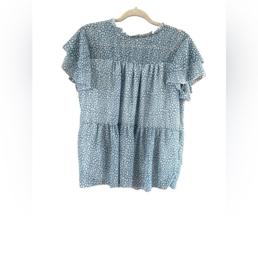 Other Amazon size XL blue with white dizzy flowers Size XL / US 12-14 / IT 48-50 - 8 Thumbnail