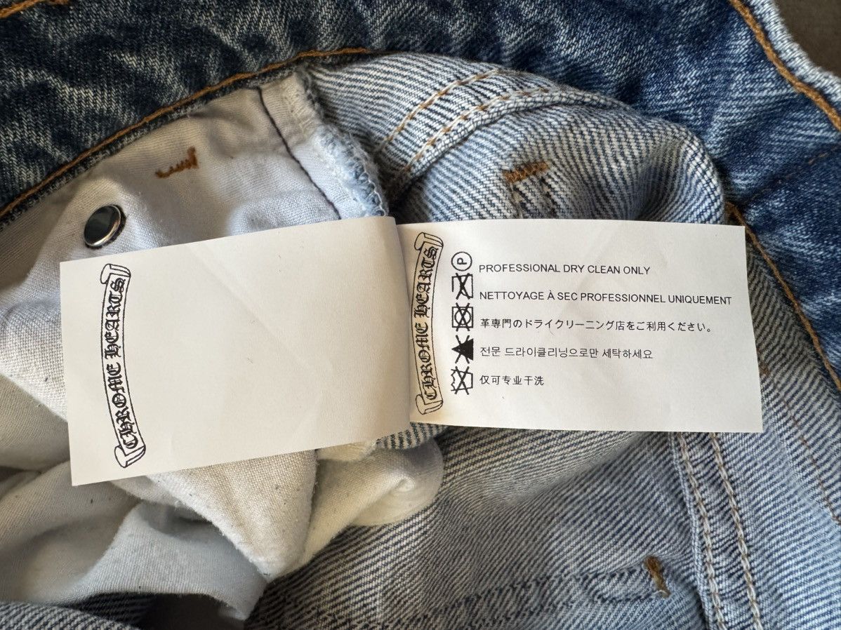 Chrome Hearts × Levi's Chrome Hearts Levi’s Cross Patch Jeans Size US 32 / EU 48 - 12 Thumbnail