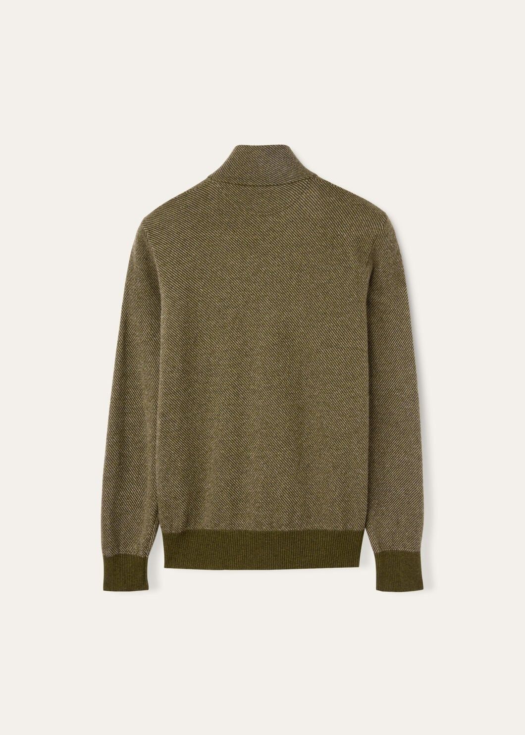 Loro Piana o1w1db10725 FAG4525 Roadster Mezzocollo Sweater in Green Size US S / EU 44-46 / 1 - 6 Thumbnail