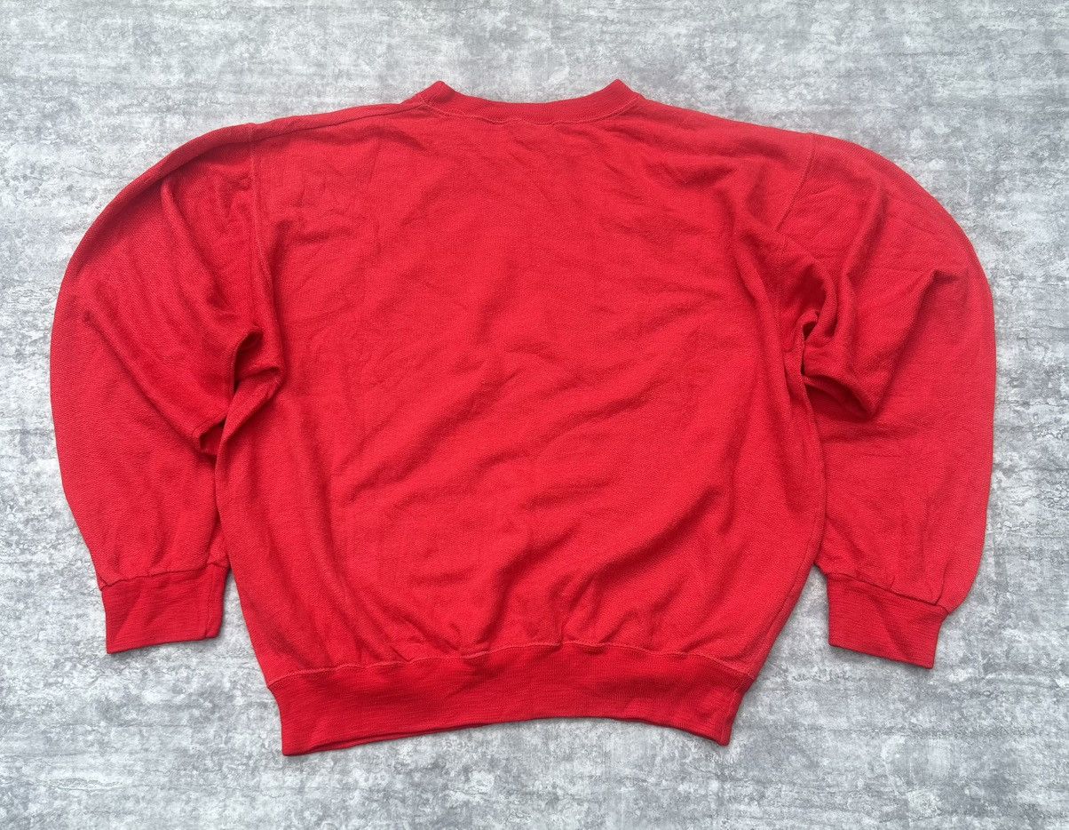 Nike Vintage Nike Embroidered Swoosh Sweatshirt Red - Size M Size US M / EU 48-50 / 2 - 4 Thumbnail