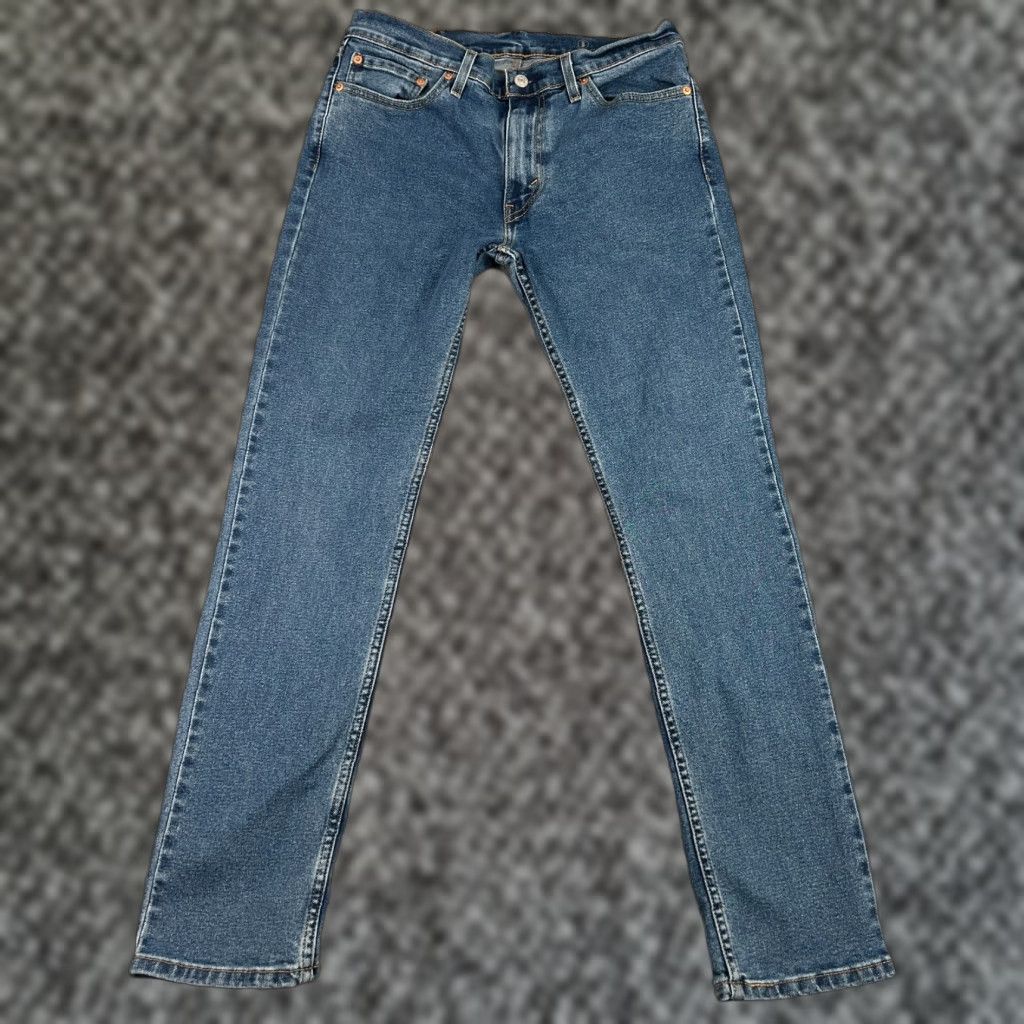 Levi's VINTAGE Levi's 511 Slim Fit Jeans Men 32x32 Blue Denim Stretch Medium Wash Casual Size US 32 / EU 48 - 1 Thumbnail