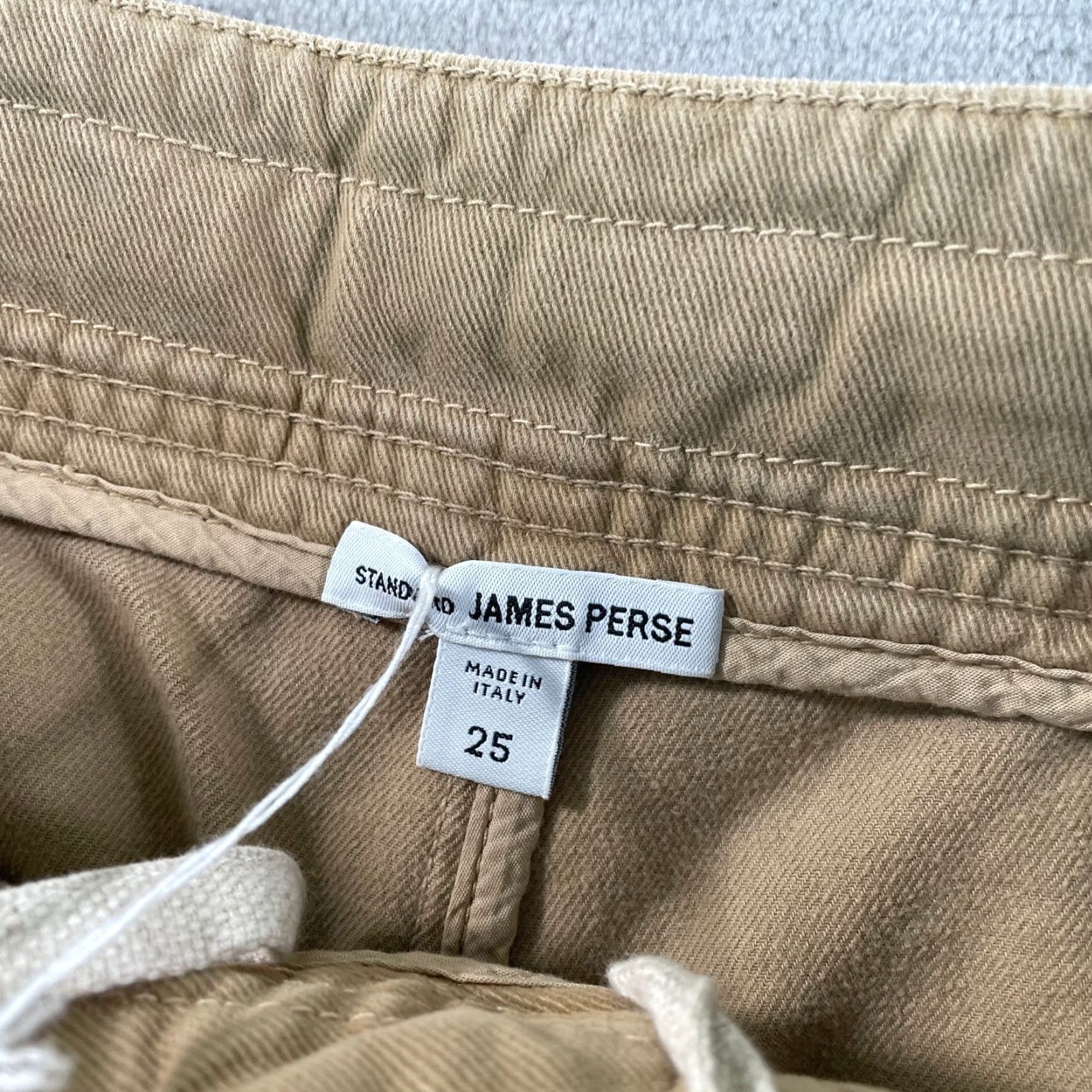 James Perse James Perse Crop Twill Pants Women 29 Tabac Stretch Cotton NWT Verified 25 Beig﻿e Size 42" / US 20 - 3 Thumbnail