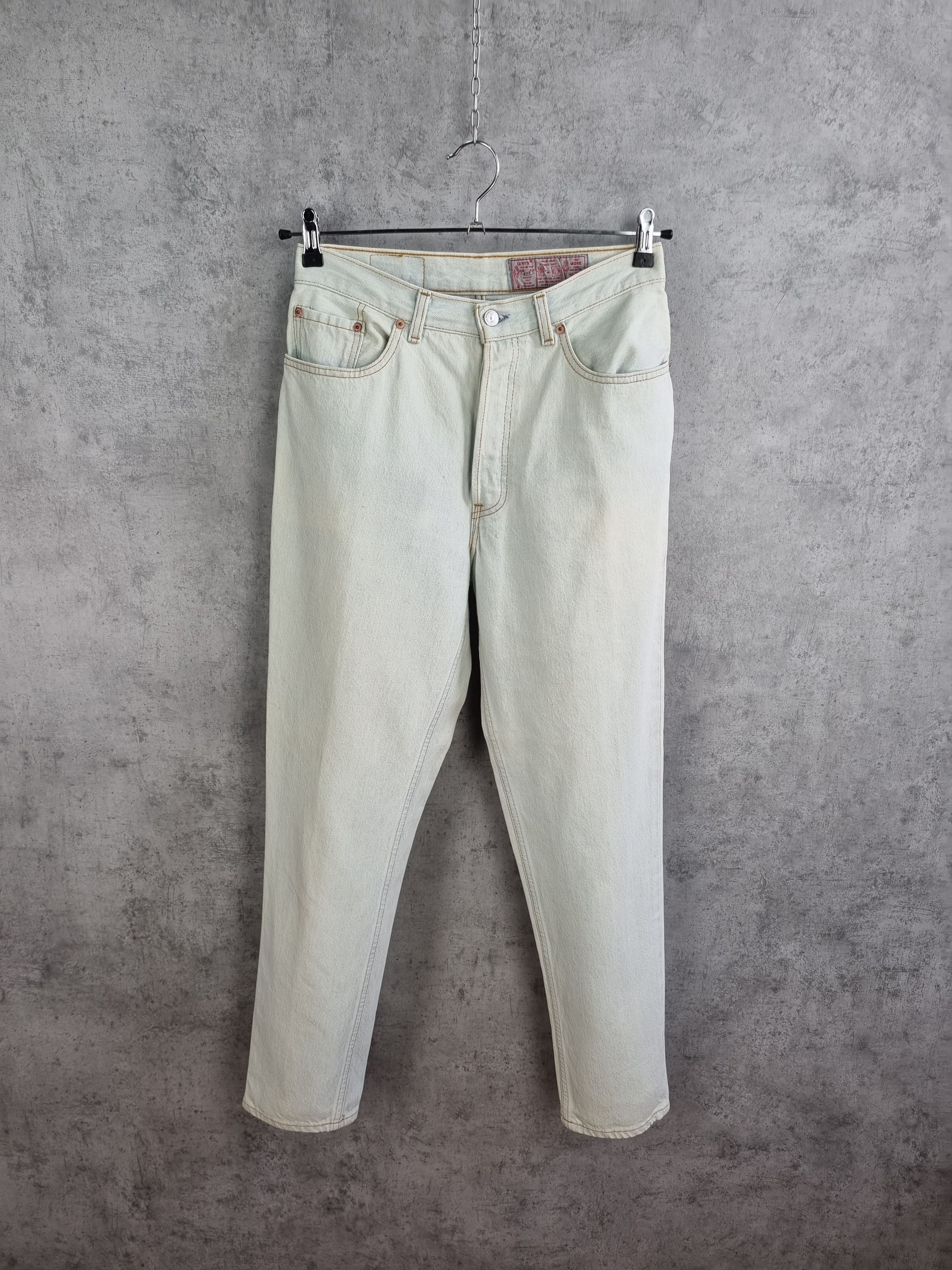 Levi's × Levi's Vintage Clothing 90s Levis France Made Cool Faded Unique Denim Jeans Size US 31 - 2 Thumbnail