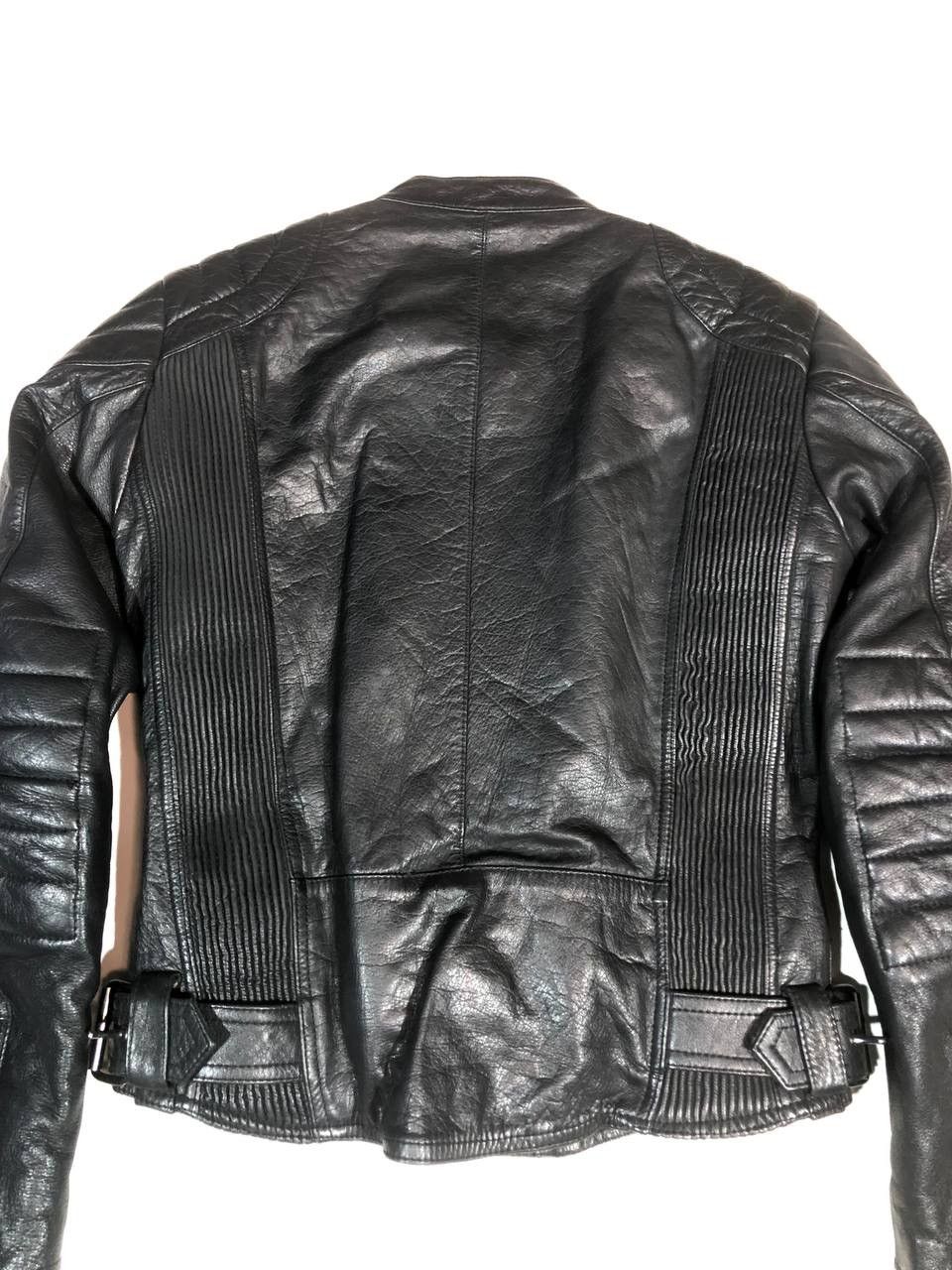 Genuine Leather × Vintage Vintage Moto Biker Triple Black Leather Jacket Size US S / EU 44-46 / 1 - 8 Thumbnail