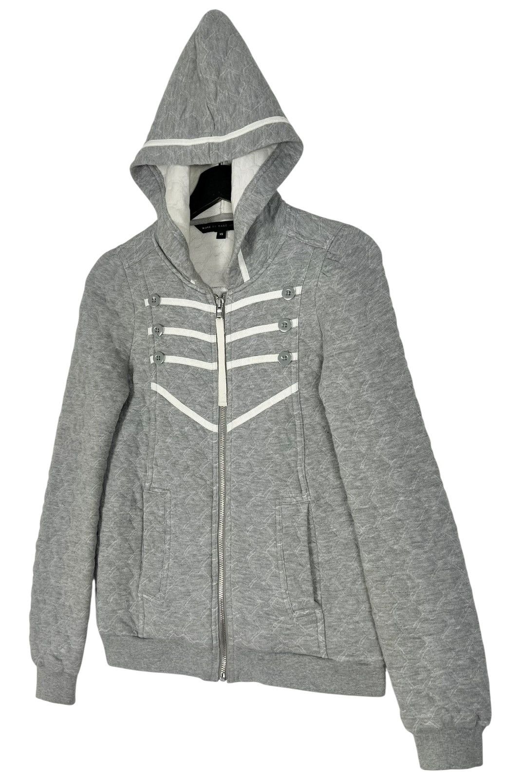 Marc by Marc Jacobs Vintage Marc Jacobs Quilted Sweater Jacket Size XS / US 0-2 / IT 36-38 - 4 Thumbnail
