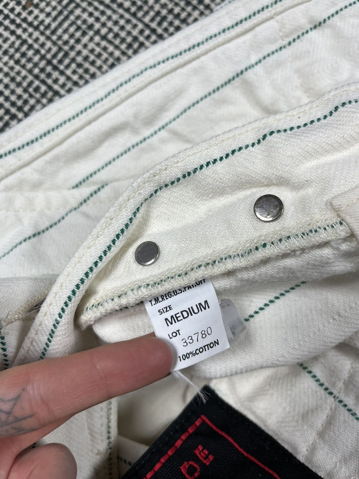 Lee rare Buddy Lee “Coca Cola” striped jeans Japan reproduction Size US 32 / EU 48 - 8 Thumbnail