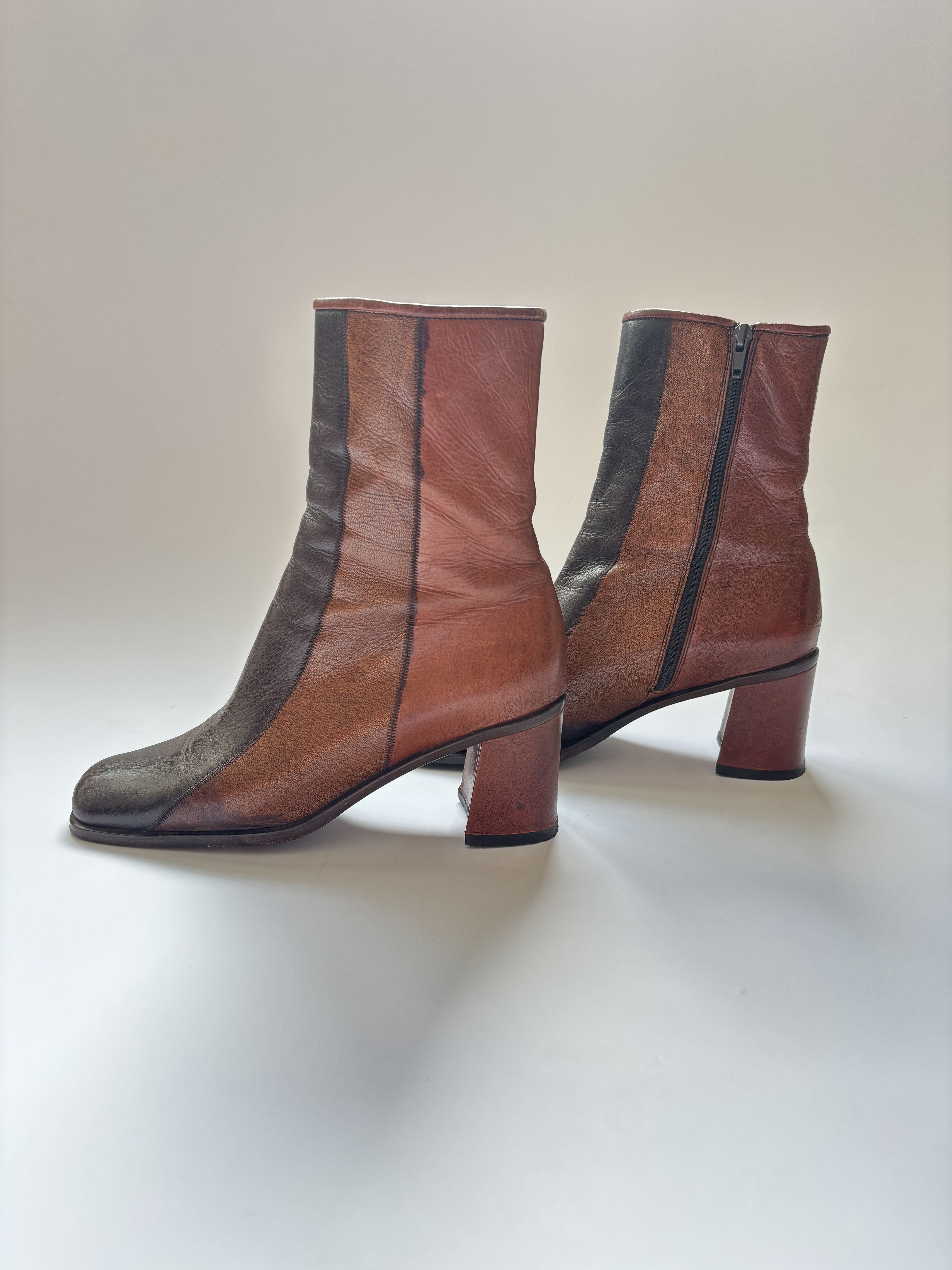 Miu Miu ⚡️QUICK SALE⚡️Miu Miu Brown Ankle Boots Size US 7.5 / IT 37.5 - 6 Thumbnail