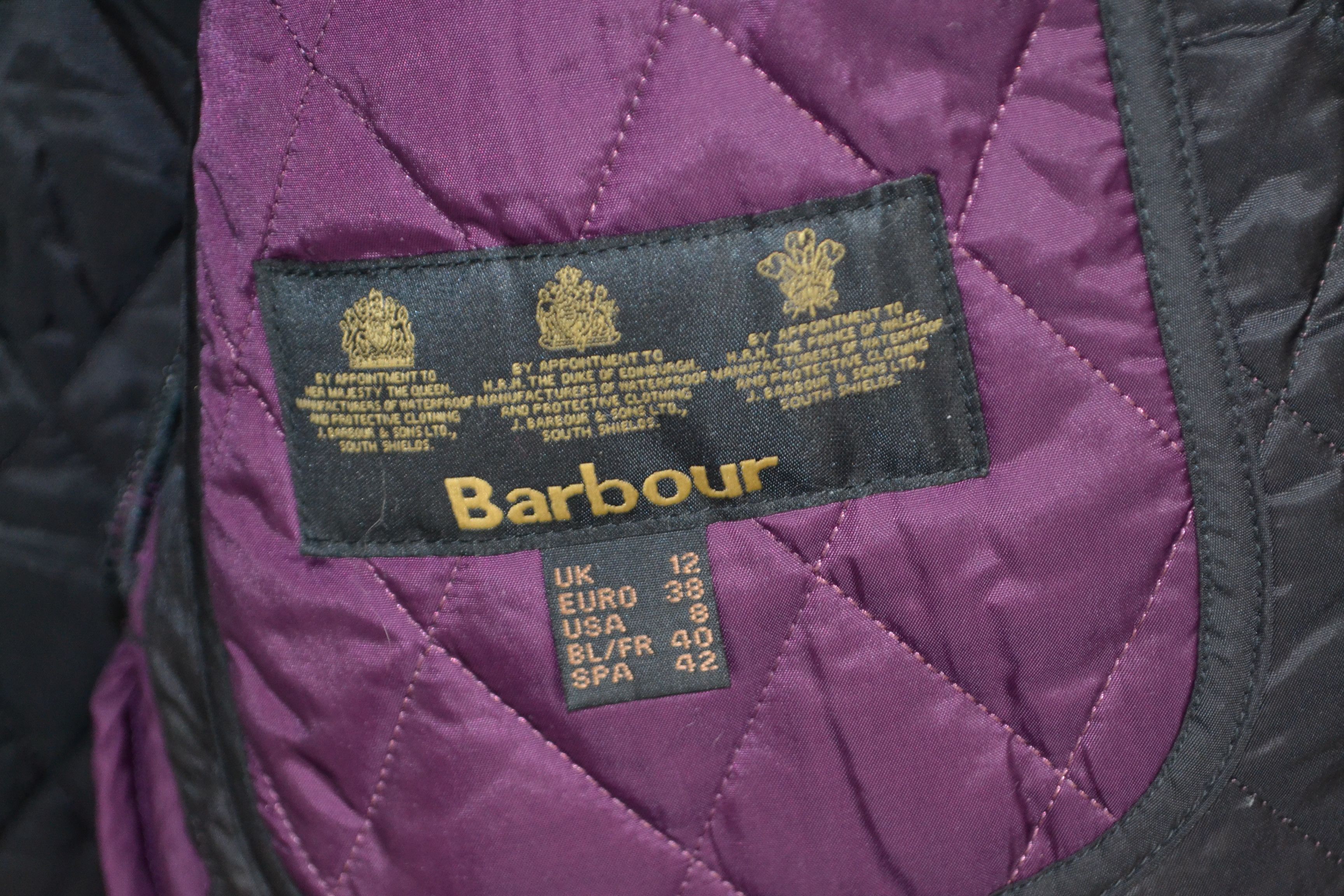 Barbour Barbour Shaped Liddesdale 8 US Purple Jacket Size M / US 6-8 / IT 42-44 - 8 Thumbnail