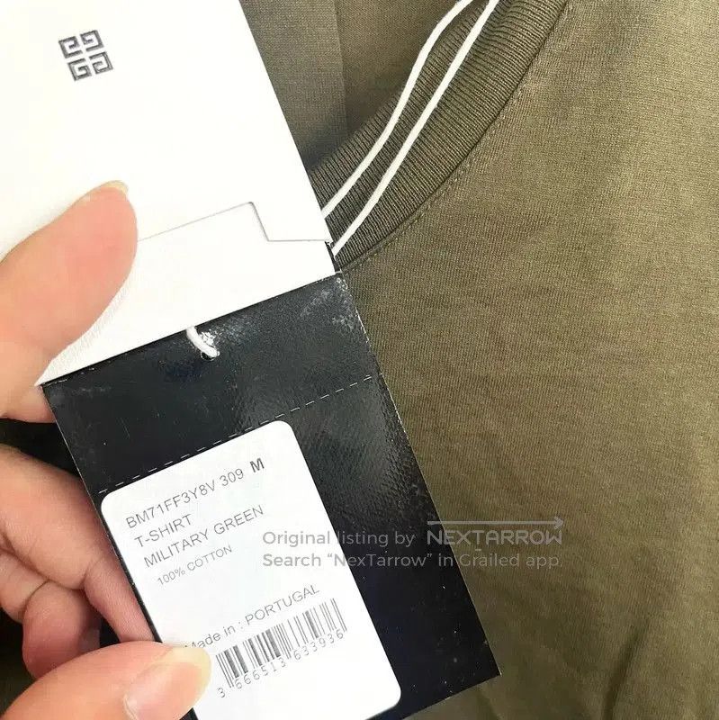 Givenchy Givenchy Military Green Women's T-Shirt . Size M / US 6-8 / IT 42-44 - 3 Thumbnail