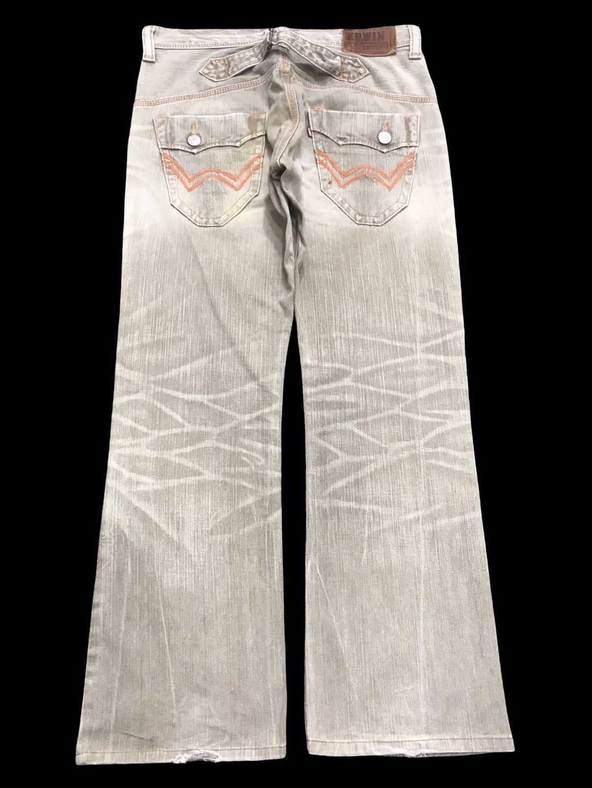 Edwin 💥FLARE💥 Archival Edwin Rusty Buckle Back Jeans F238 Size US 34 / EU 50 - 2 Thumbnail