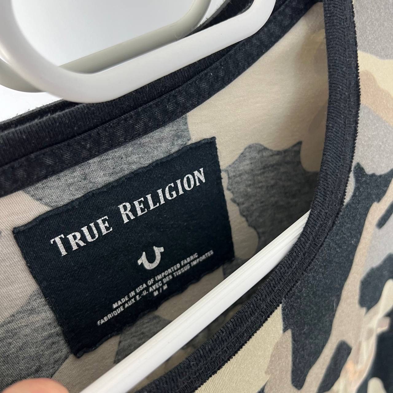 True Religion Vintage True Religion Big Logo Camo T-Shirt Size US M / EU 48-50 / 2 - 9 Thumbnail