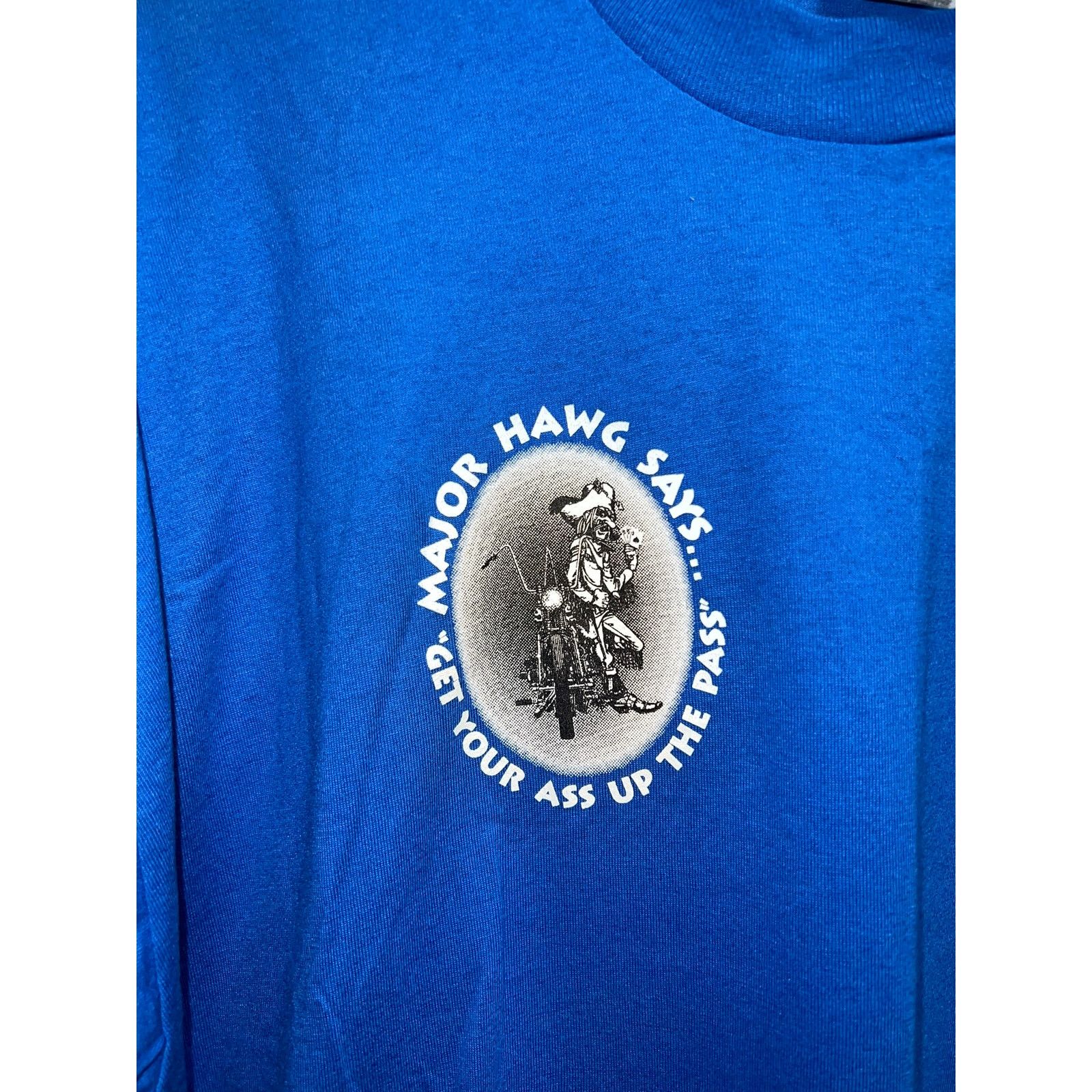 Fruit Of The Loom Vintage Cripple Creek Biker Shirt Feel Thunder 1997 Tee 90s Size US XXL / EU 58 / 5 - 3 Thumbnail