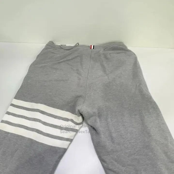 Thom Browne Thom Browne Classic Embroidered Gray Sweatpants. Size US 30 / EU 46 - 7 Thumbnail