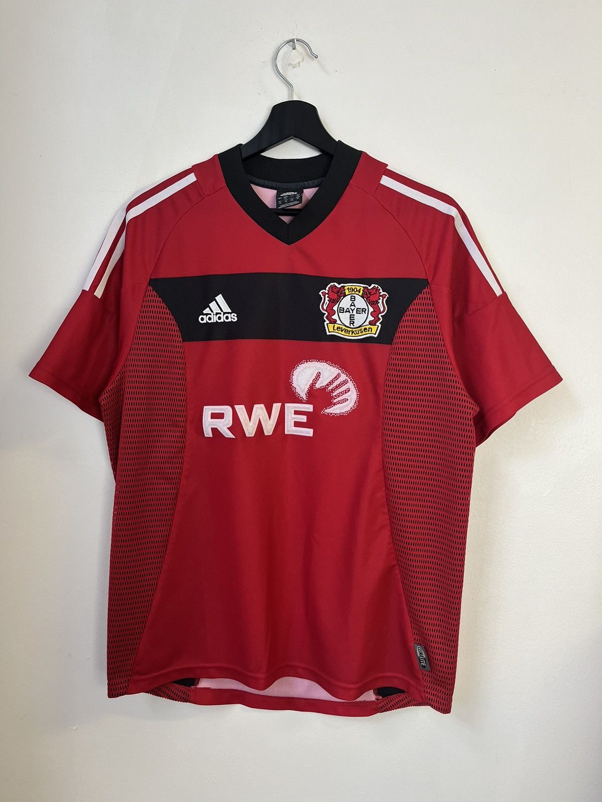 Vintage Adidas FC Bayer Leverkusen 2002/2003 Home Jersey Size US M / EU 48-50 / 2 - 1 Thumbnail