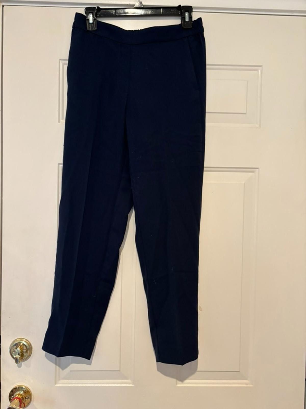 J.Crew Women's new with tags sz 6 J Crew navy dress pants #621 Size 28" / US 6 / IT 42 - 1 Thumbnail
