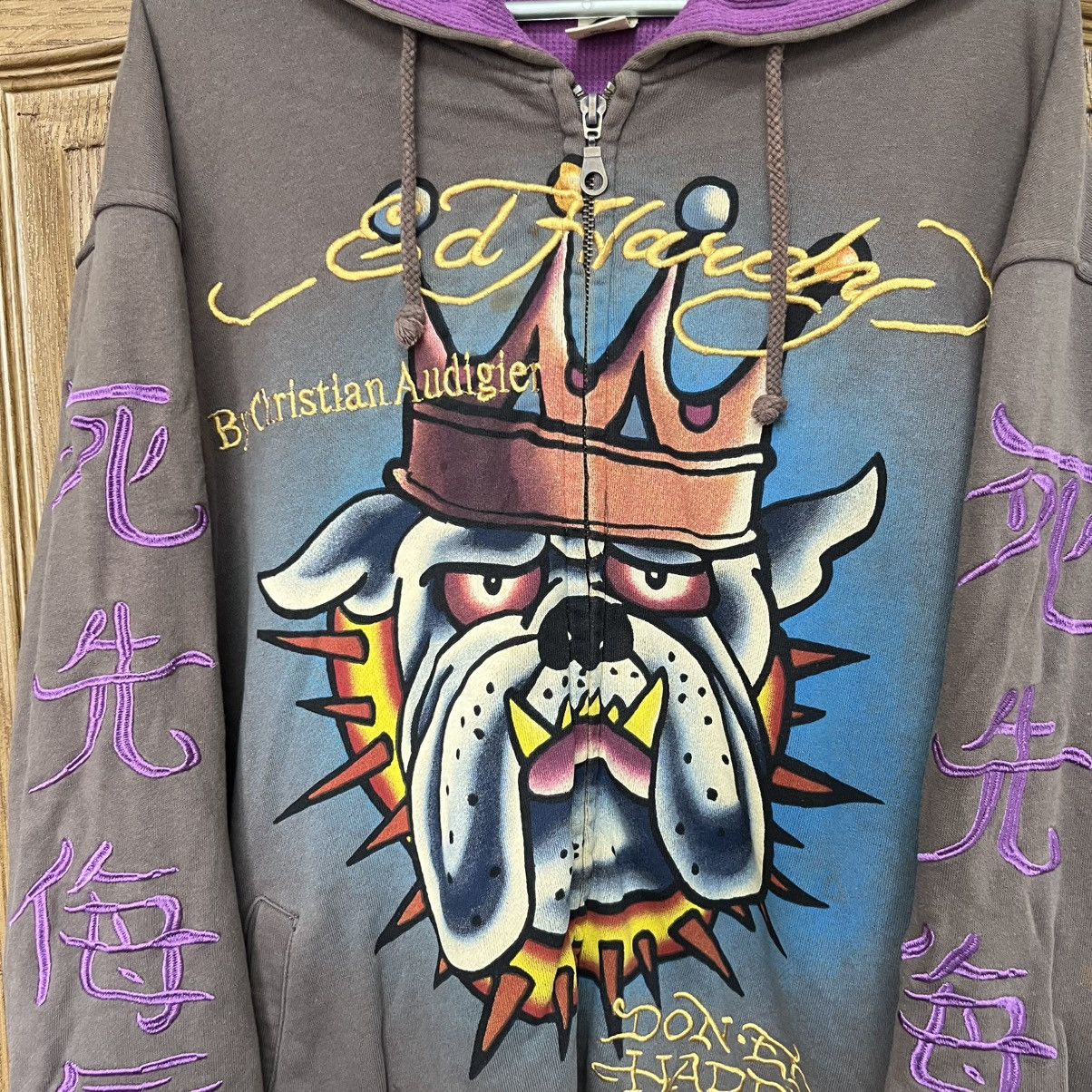 Ed Hardy Ed Hardy Zip-Hoodie Dog Big Logo Y2K Size US M / EU 48-50 / 2 - 8 Thumbnail
