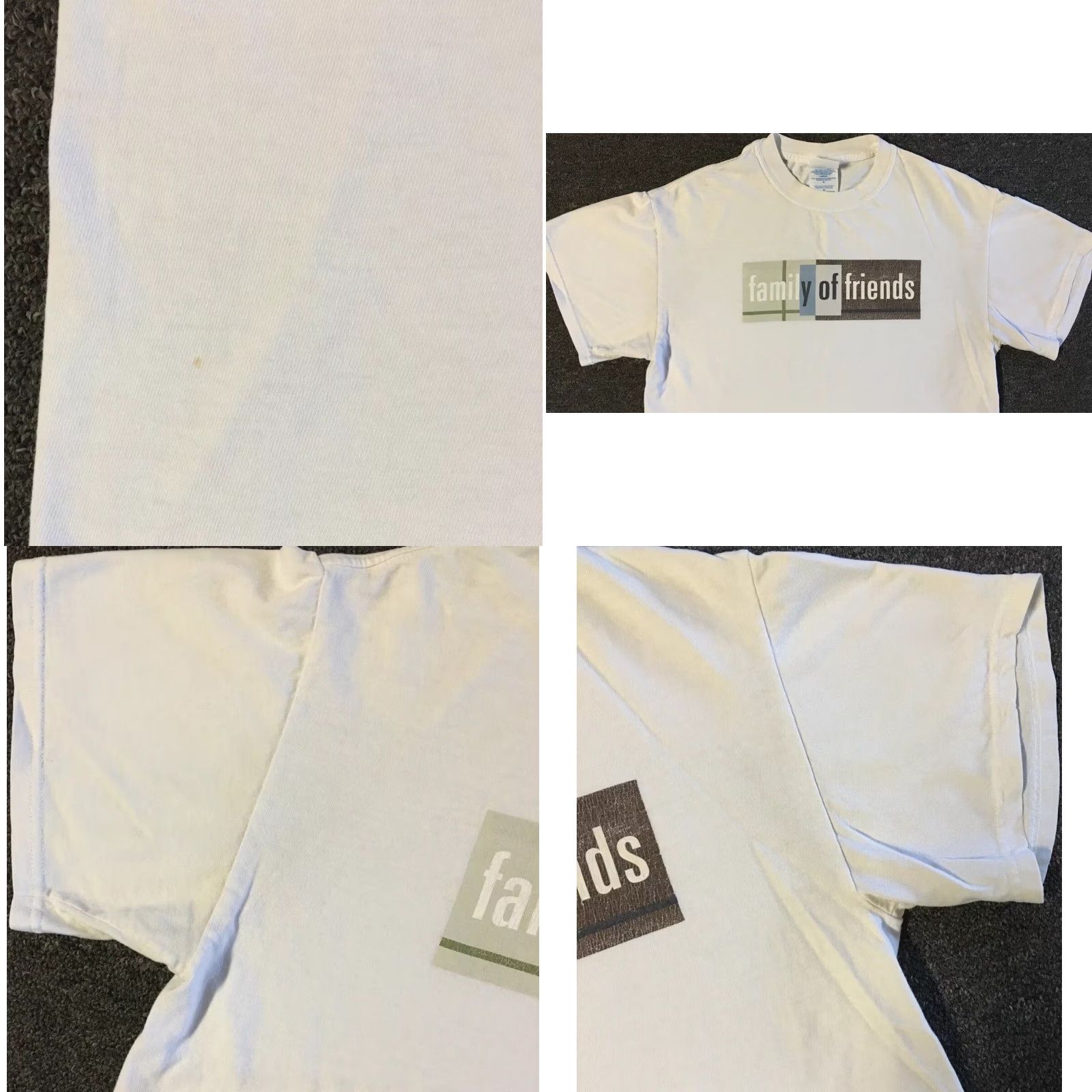 Vintage VINTAGE Foreigner Shirt Men S White Crew Neck Short Sleeve Graphic Tee 80s 90s Rock Concert Band Grunge Peter Frampton Family Of Friends Faded Size US S / EU 44-46 / 1 - 8 Thumbnail