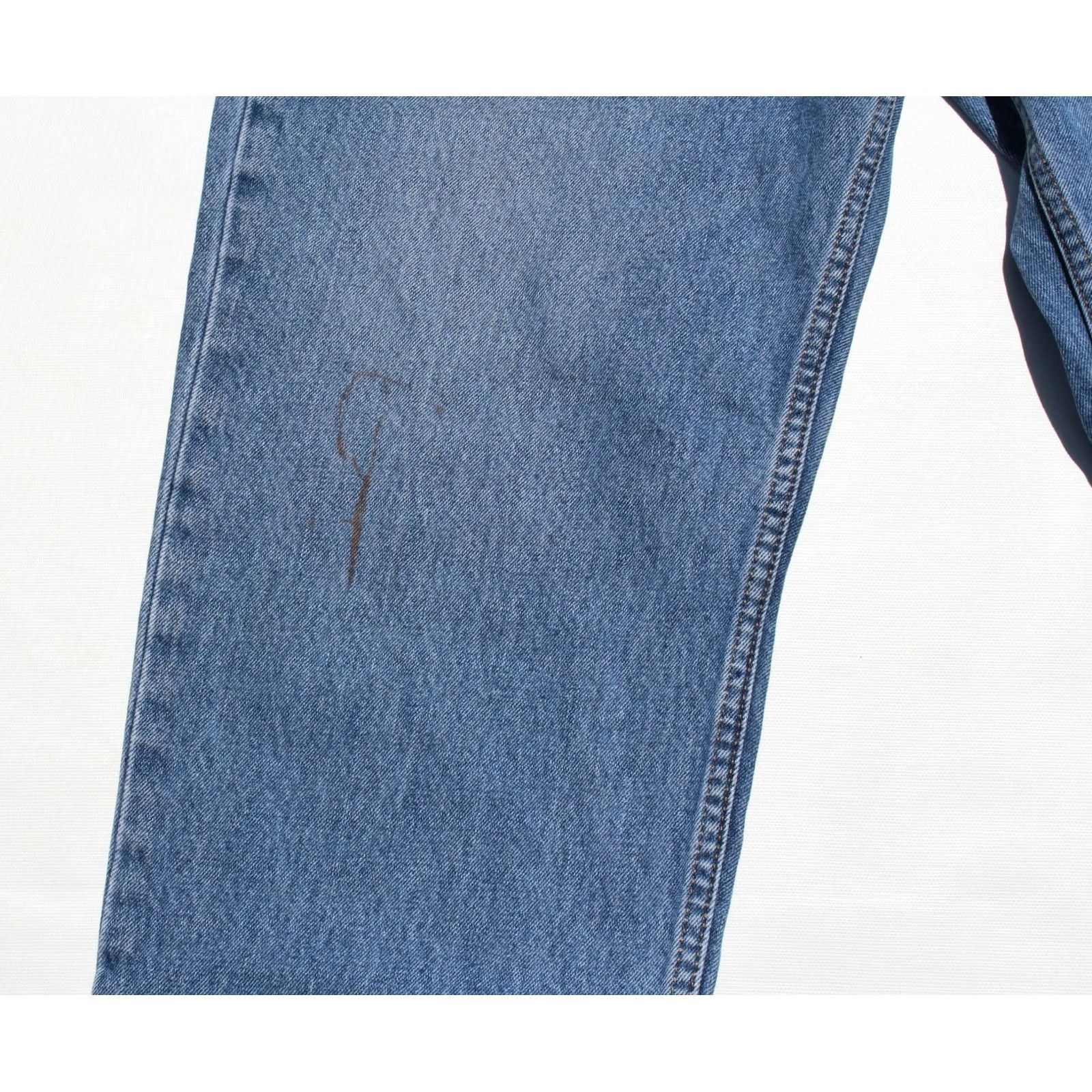 Levi's Vintage Levi’s 550 Jeans Mens 36x29 Blue Denim 5-Pocket Zip Straight Grunge Skater 90s Mens Size US 36 / EU 52 - 6 Thumbnail