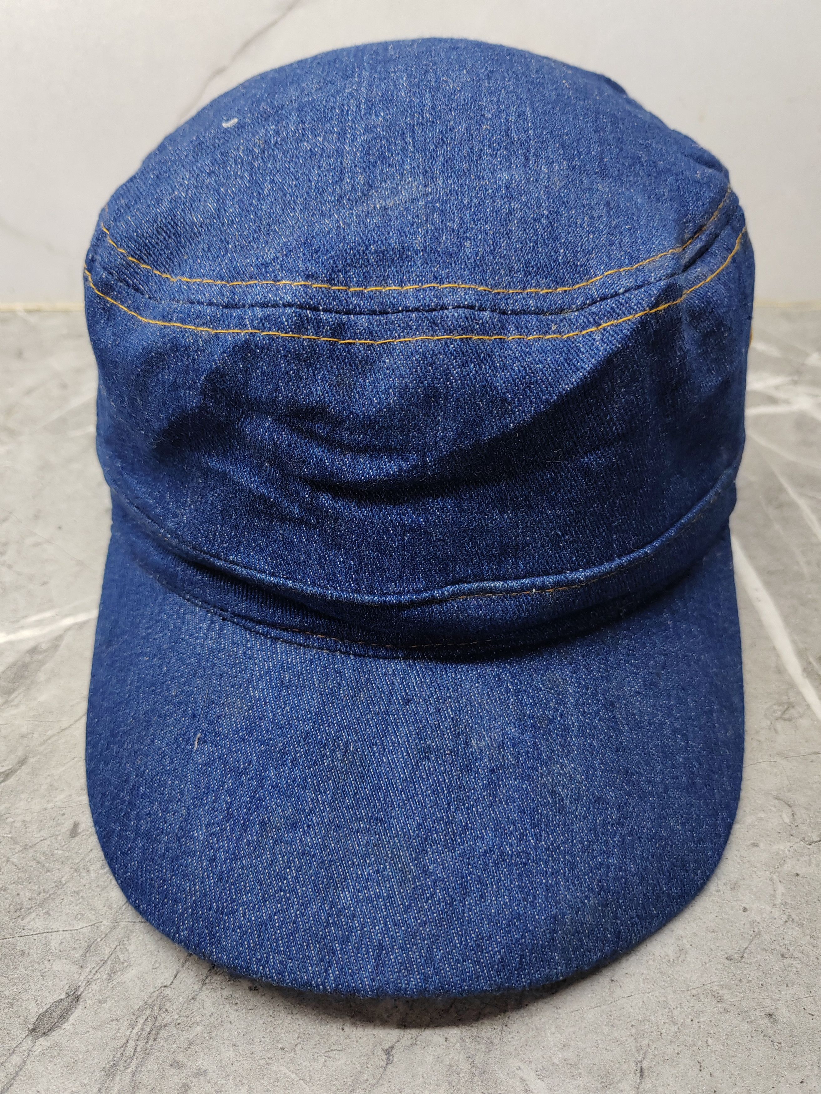 If Six Was Nine Vintage Cadet Denim Coen Japanese Style Cap HAt Size ONE SIZE - 3 Thumbnail