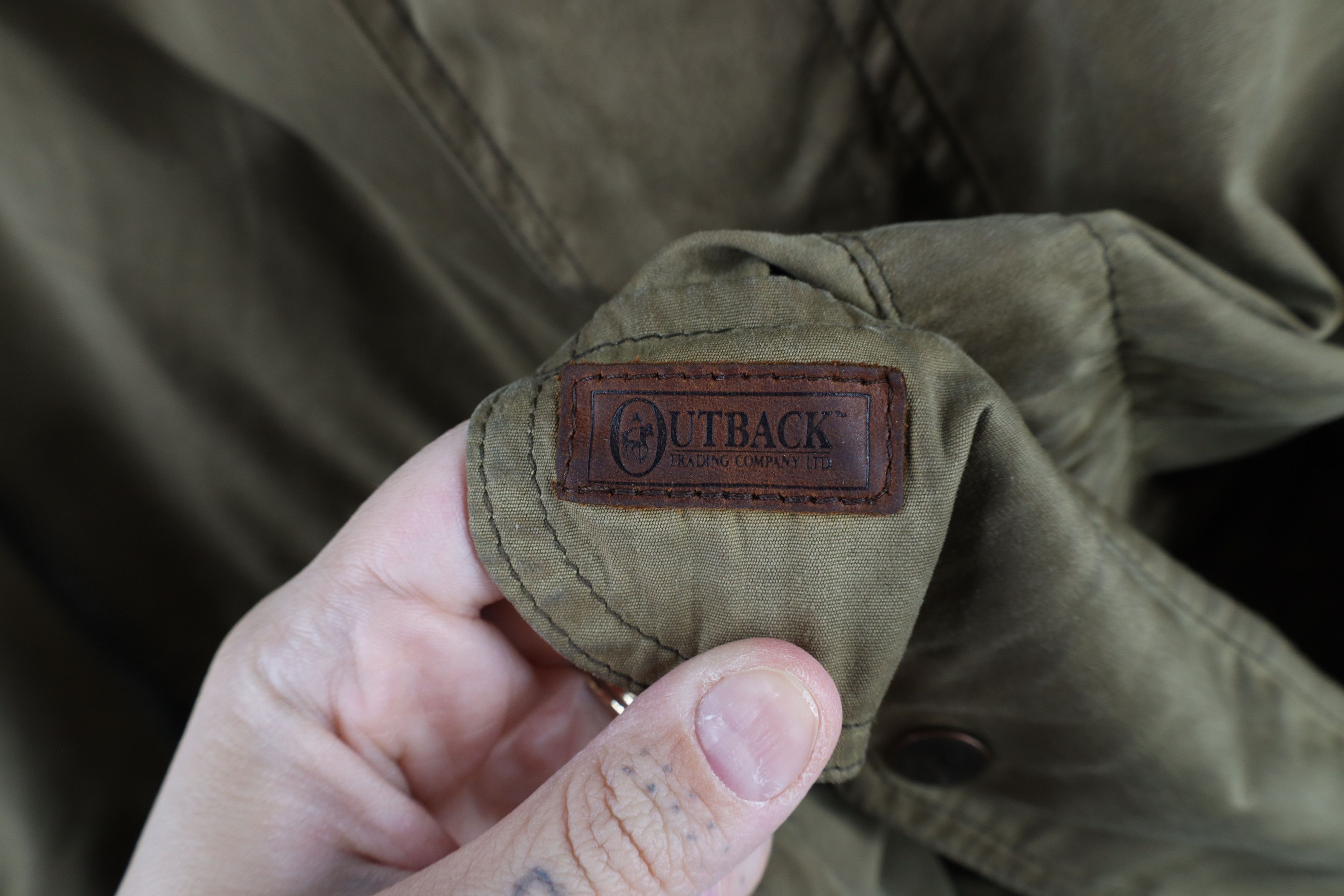Vintage Vintage 90s Streetwear Waxed Cotton Bush Safari Jacket Size US L / EU 52-54 / 3 - 4 Thumbnail