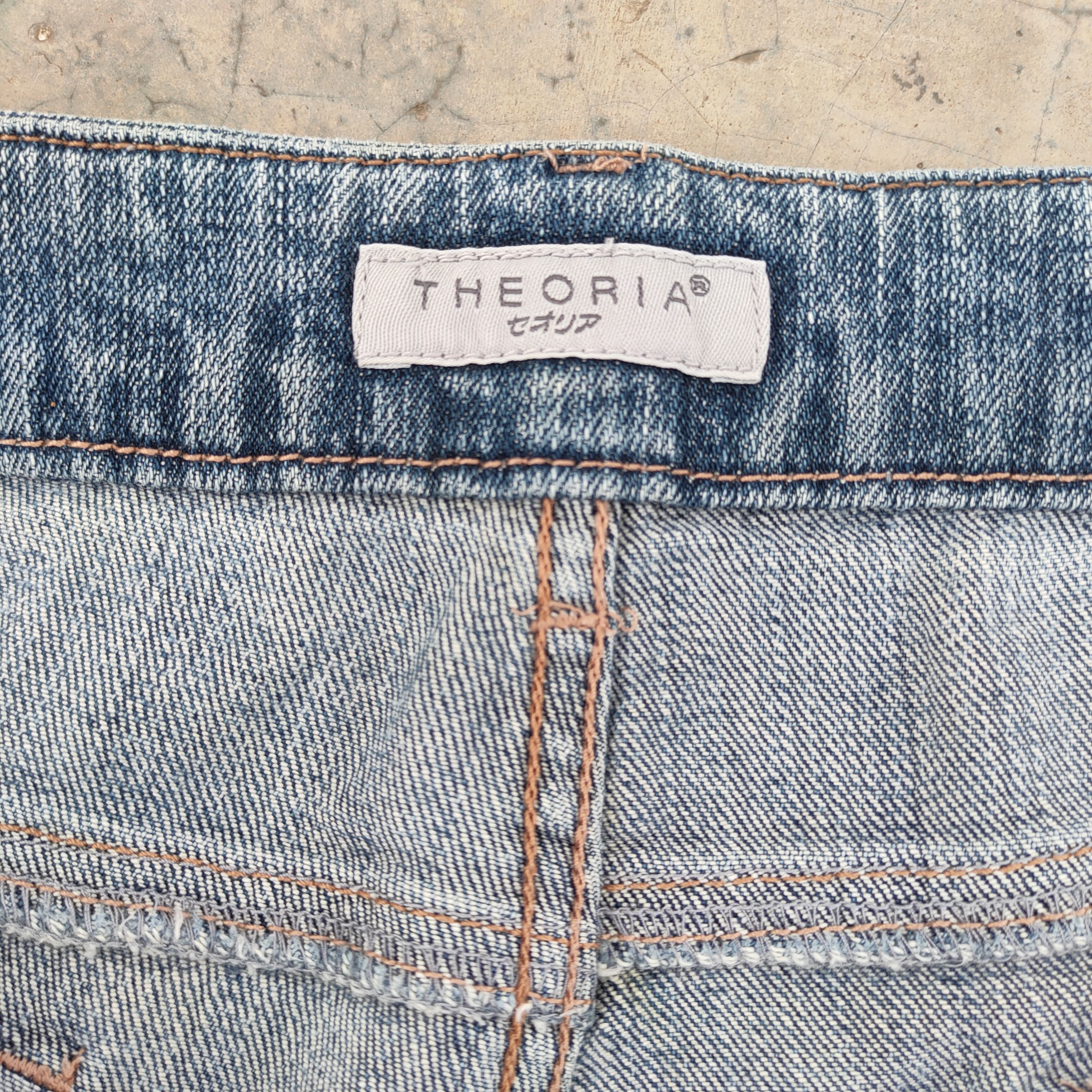 Japanese Brand × Jean VINTAGE THEORIA FLARE FADED RIPPED JEANS DENIM PANTS Size US 30 / EU 46 - 8 Thumbnail