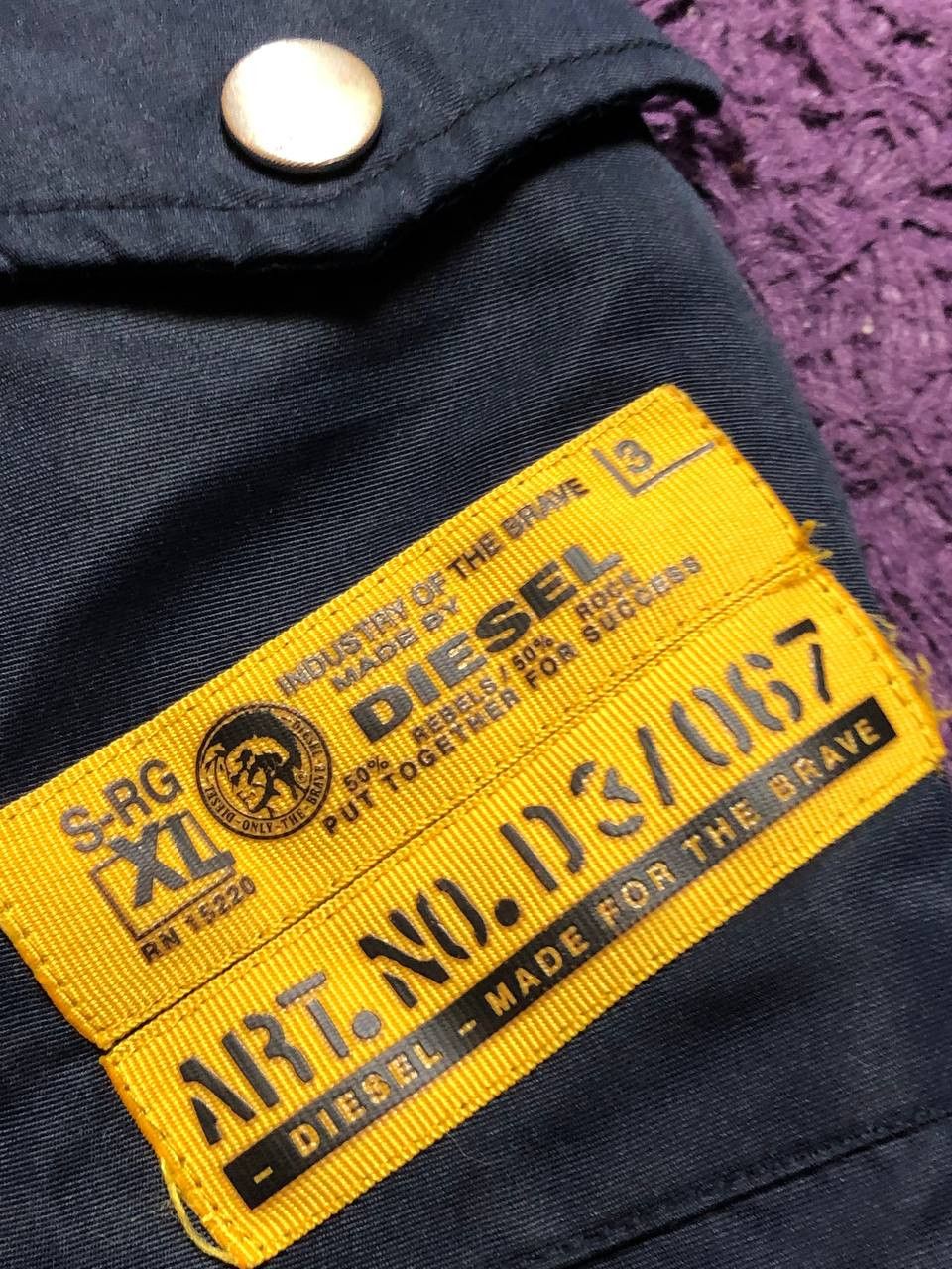Diesel vintage Y2K Parkas Kids 14 years black Diesel Streetwear Size US S / EU 44-46 / 1 - 6 Thumbnail